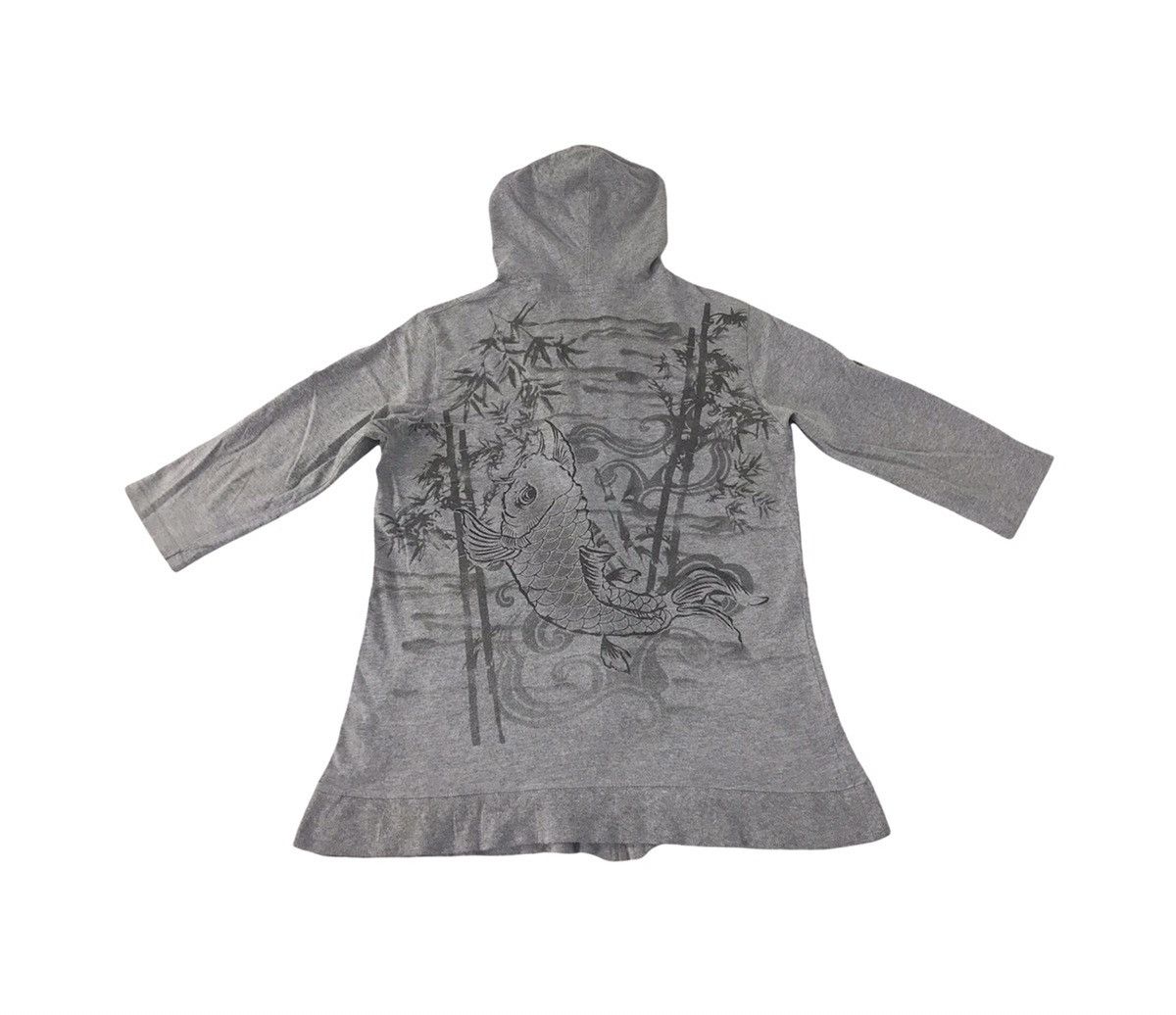 Japanese Brand × Vintage Hoodies Inspired Bamboo Koi Sukajan Souvenir Printed Logo Size M / US 6-8 / IT 42-44 - 2 Thumbnail