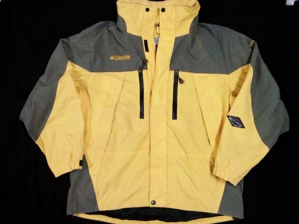 image of Columbia Titanium Omni Tech Winter Waterproof in Yellow, Men's (Size Large)