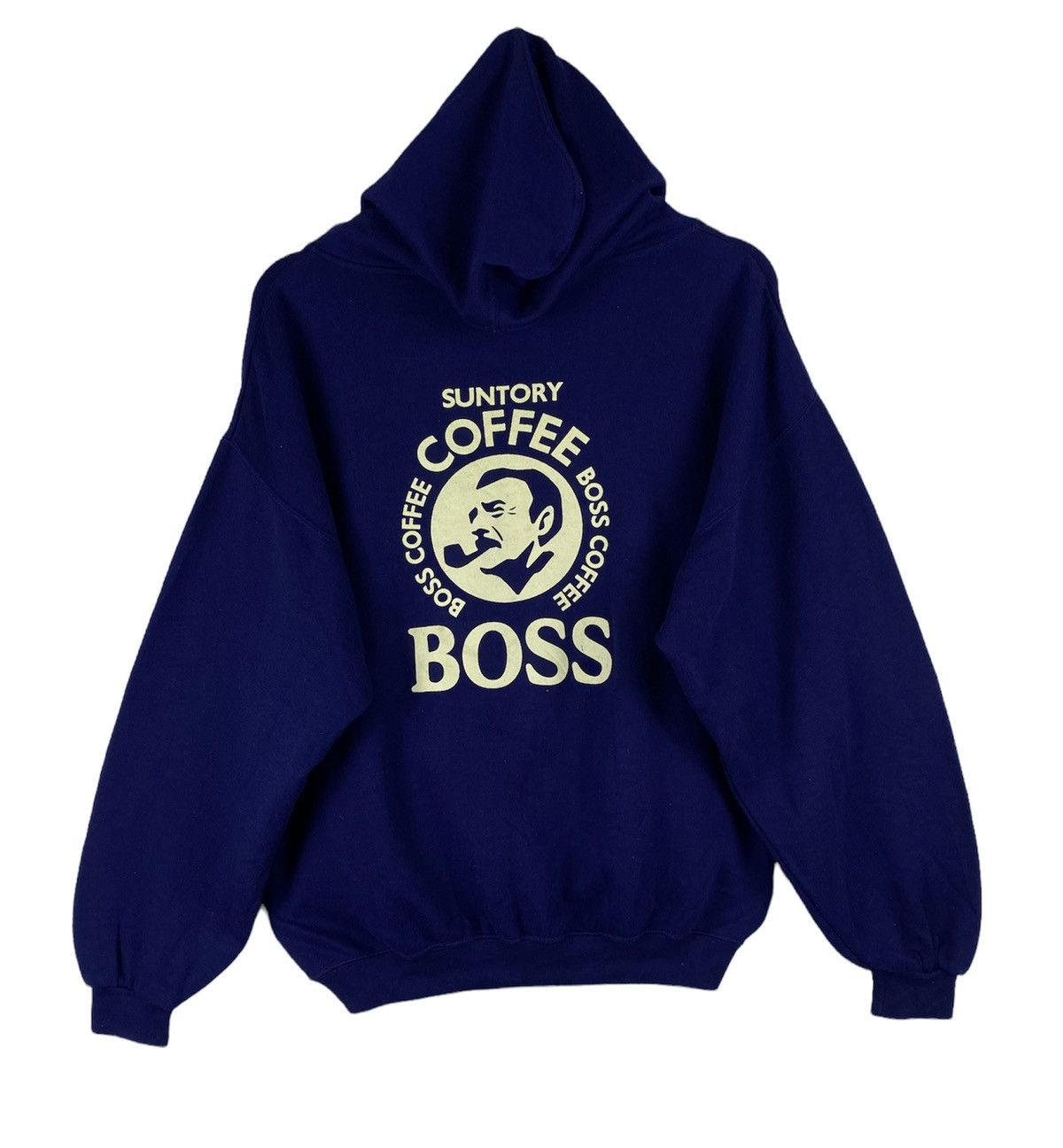 Japanese Brand Vintage Suntory Boss Coffee Hoodie Sweatshirts Size US L / EU 52-54 / 3 - 1 Thumbnail