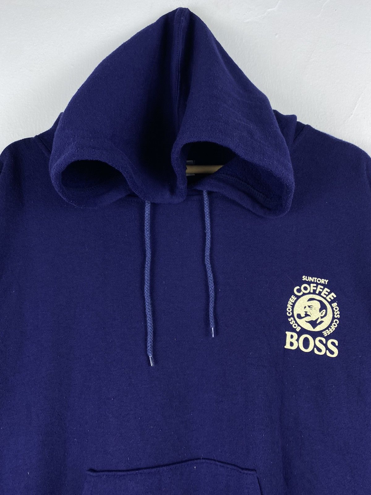 Japanese Brand Vintage Suntory Boss Coffee Hoodie Sweatshirts Size US L / EU 52-54 / 3 - 4 Thumbnail
