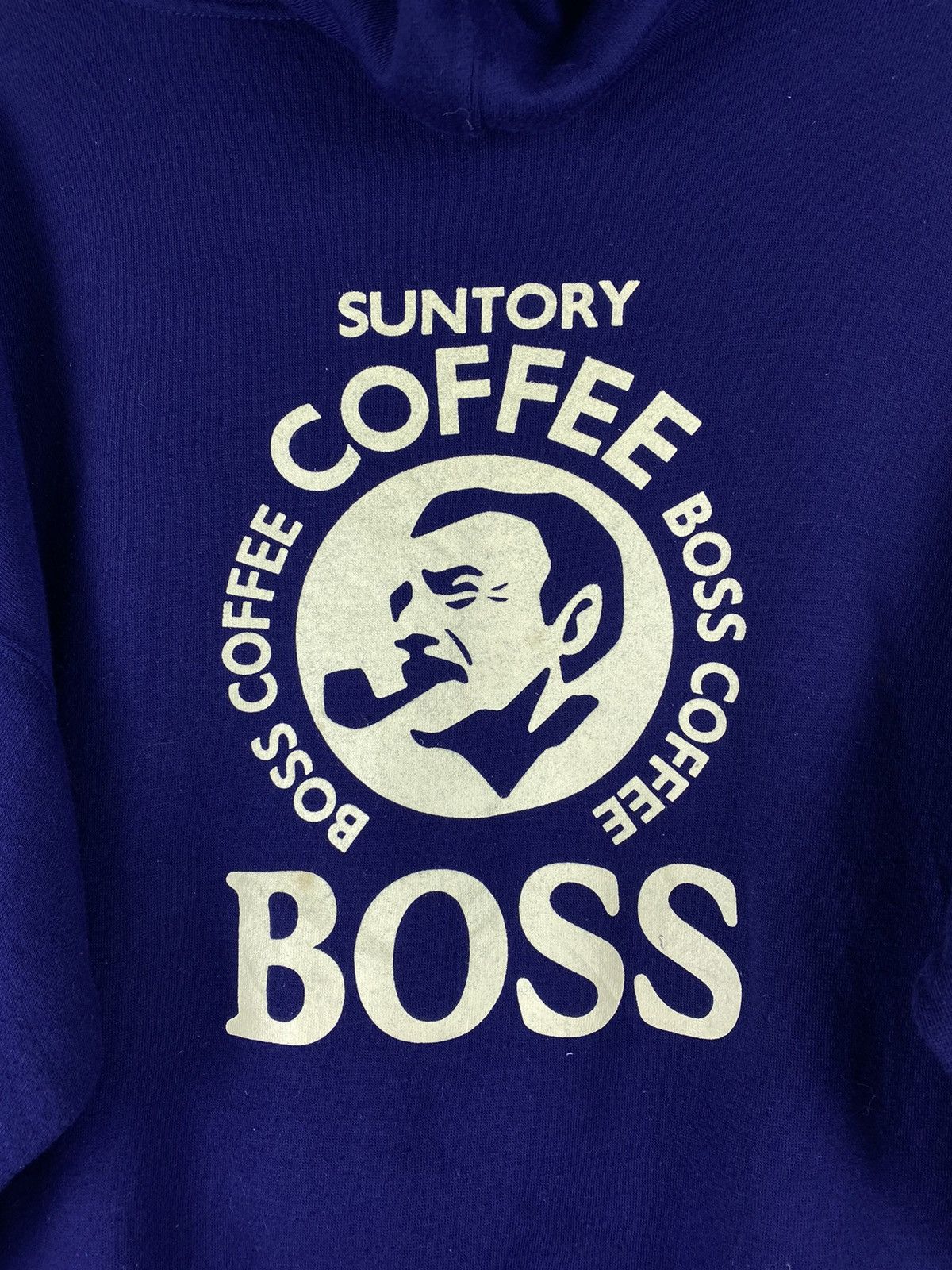 Japanese Brand Vintage Suntory Boss Coffee Hoodie Sweatshirts Size US L / EU 52-54 / 3 - 3 Thumbnail