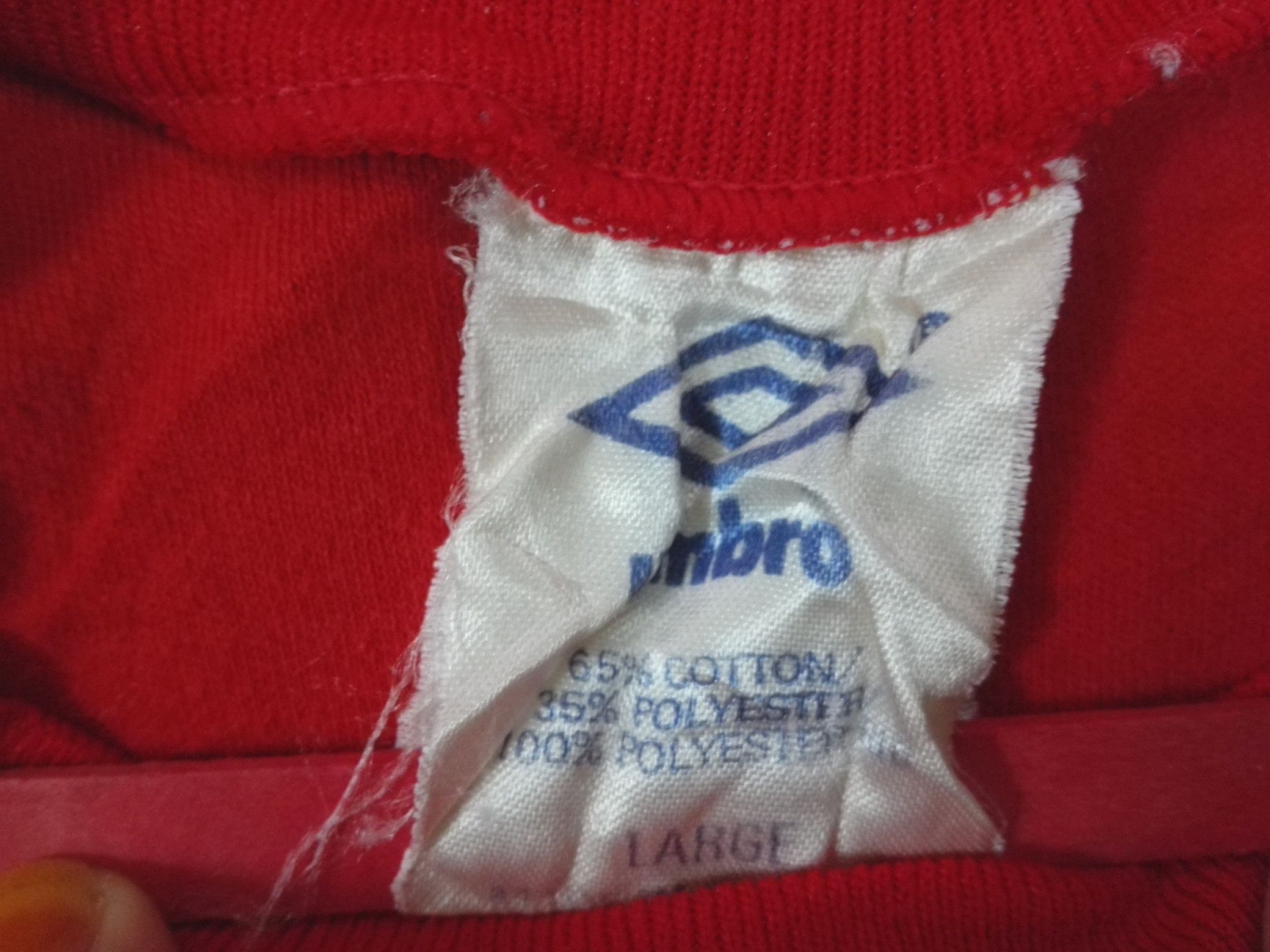 Other Vintage 1980s 80s UMBRO MADE IN ENGLAND GM Logo Size US L / EU 52-54 / 3 - 3 Thumbnail