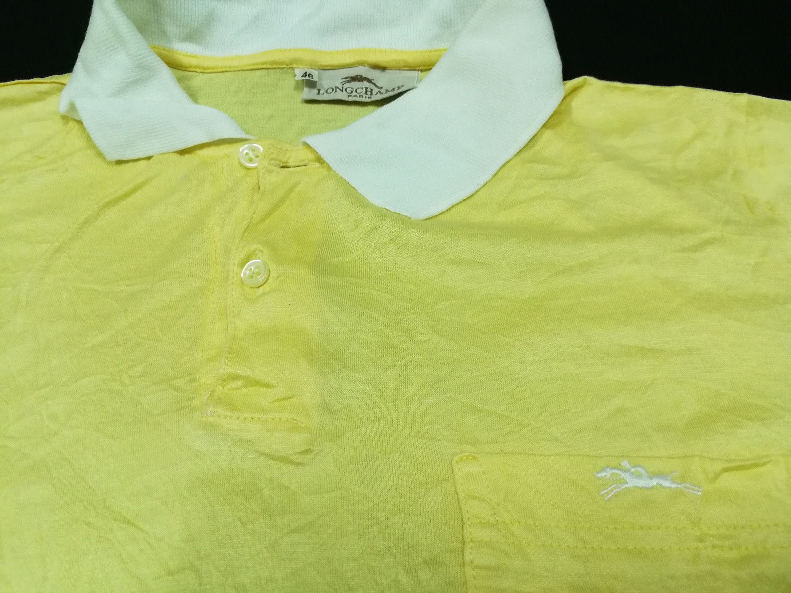 Longchamp Vintage LONGCHAMP PARIS GOLF MADE IN ITALY POLO SHIRT Size S / US 4 / IT 40 - 1 Thumbnail
