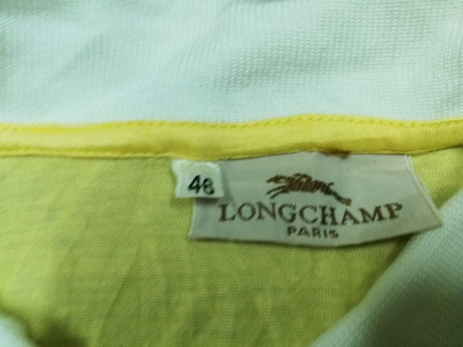 Longchamp Vintage LONGCHAMP PARIS GOLF MADE IN ITALY POLO SHIRT Size S / US 4 / IT 40 - 3 Thumbnail