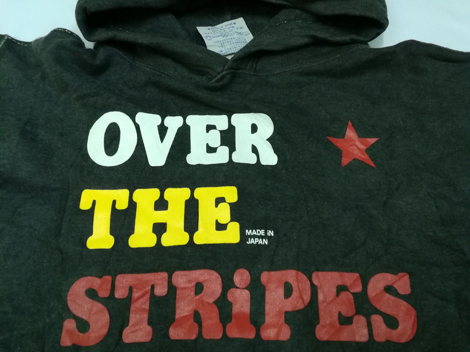 Japanese Brand × OVER THE STRiPES × Recon Over The Stripes Overthestripes Grimmie Heavy Hoodie Size US L / EU 52-54 / 3 - 2 Thumbnail
