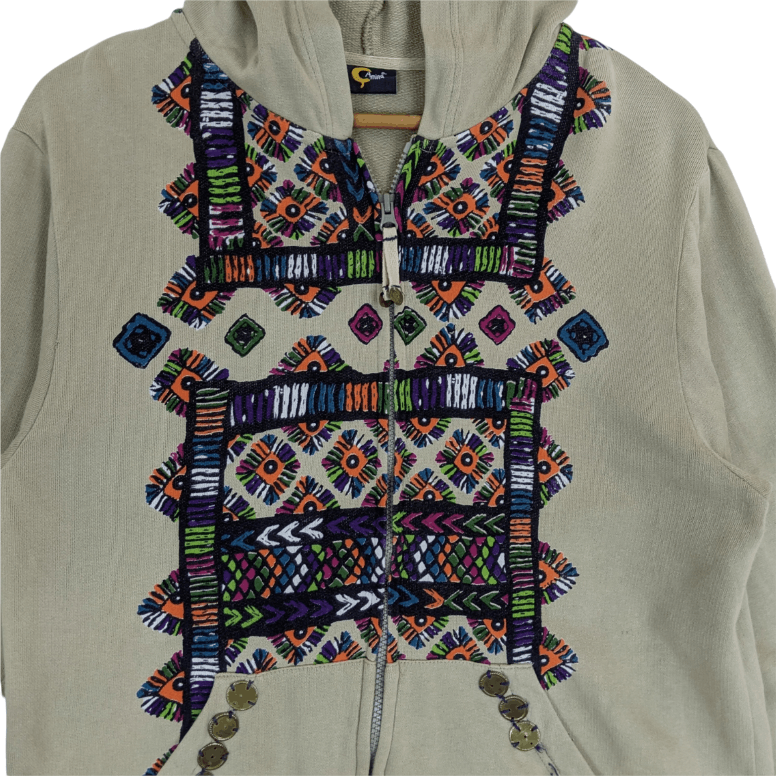 Japanese Brand Rare AMINA Women Hoodie Size XL / US 12-14 / IT 48-50 - 3 Thumbnail