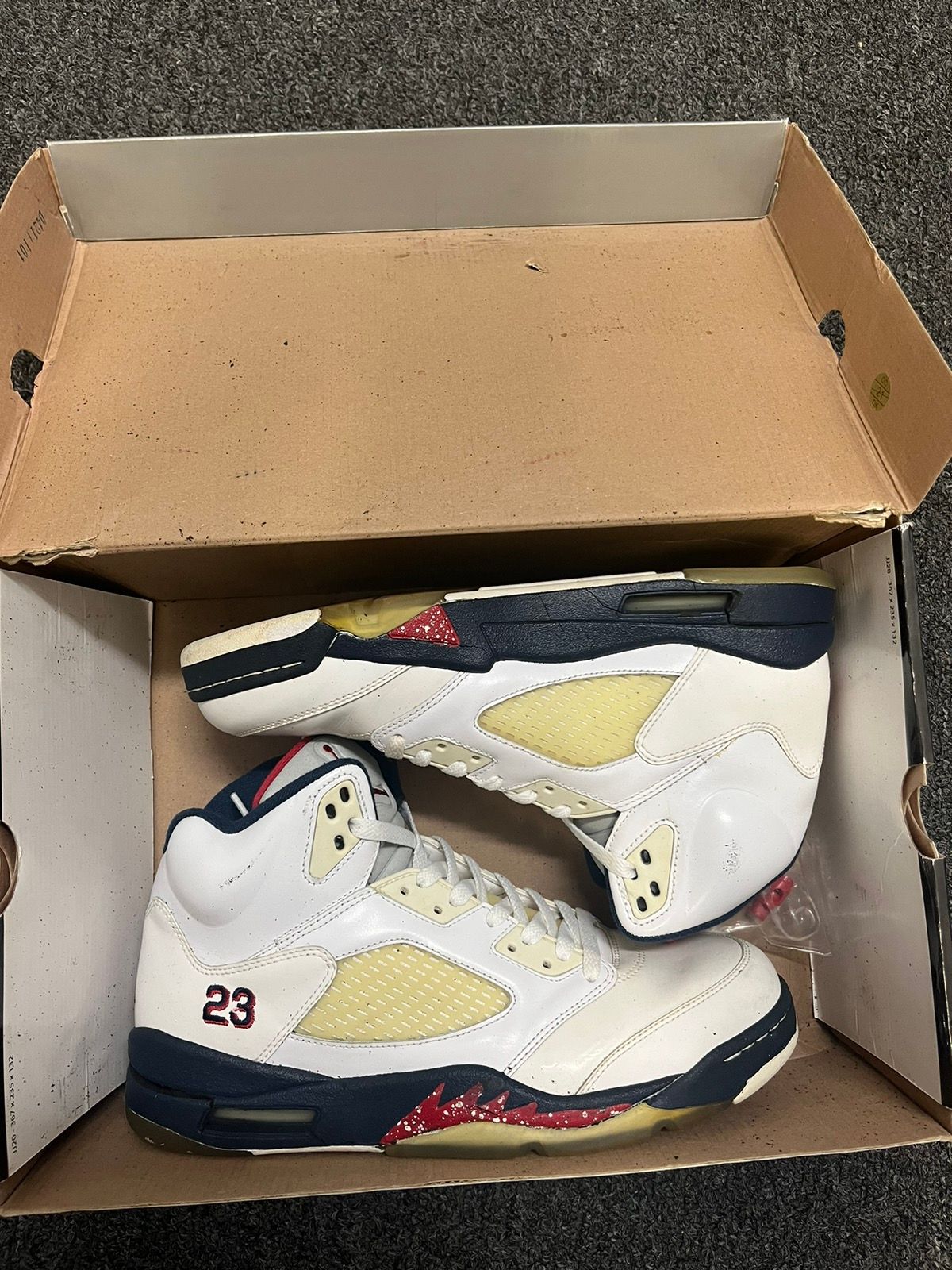 Pre-owned Jordan Brand 5 Olympic Shoes In Blue