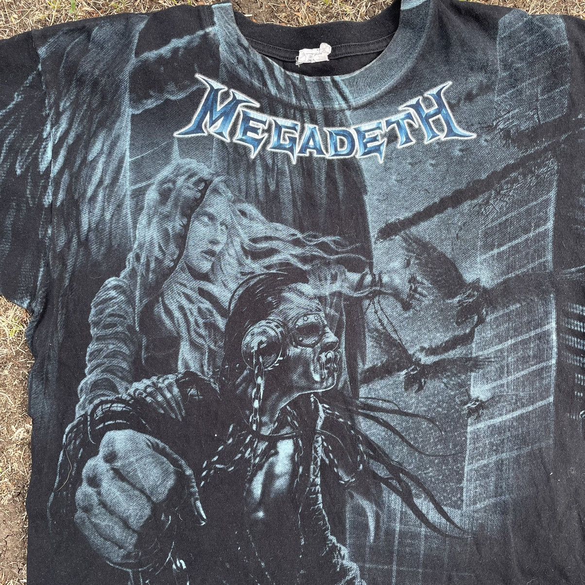 Vintage Vintage Y2K Megadeth Sun Faded Graphic Band Tee Grunge L Size US L / EU 52-54 / 3 - 4 Thumbnail