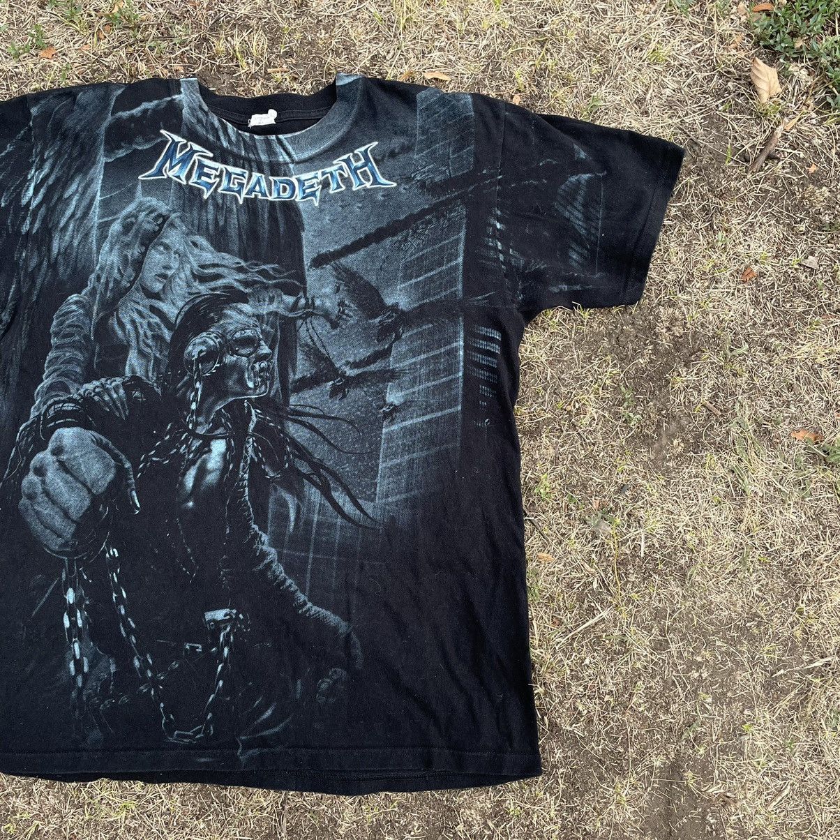 Vintage Vintage Y2K Megadeth Sun Faded Graphic Band Tee Grunge L Size US L / EU 52-54 / 3 - 2 Thumbnail