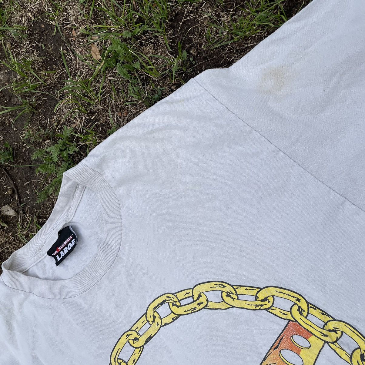 Vintage Vintage 90s Chain Steering Wheel Graphic Tee White Boxy L Size US L / EU 52-54 / 3 - 5 Thumbnail