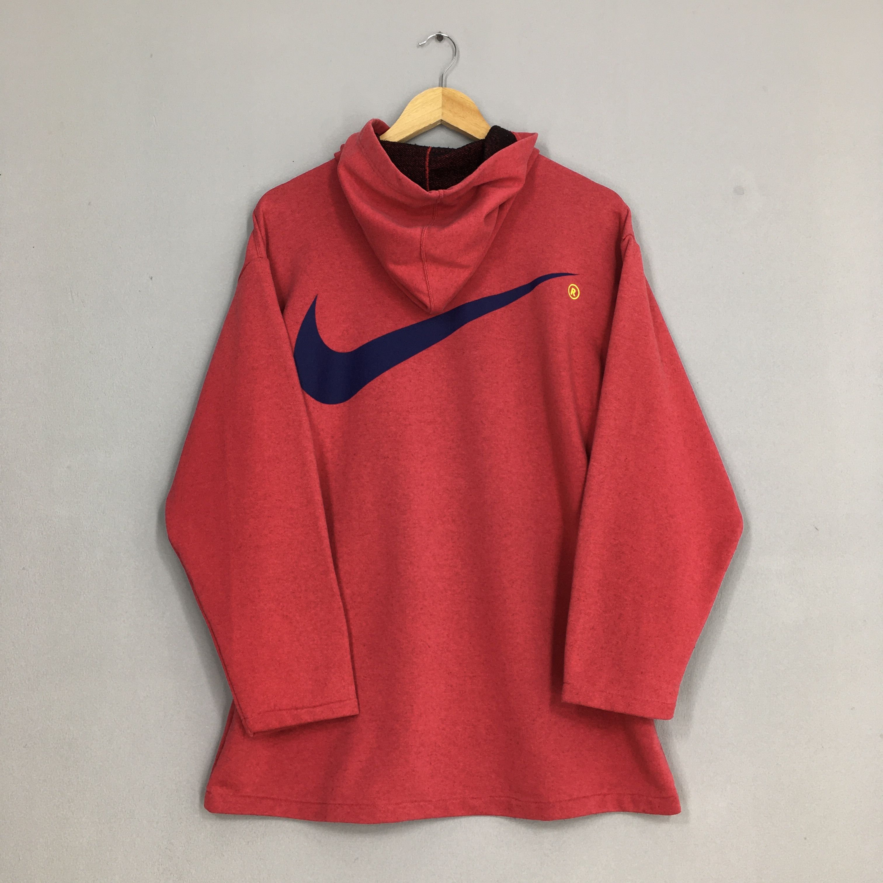 Nike Nike Swoosh Hoodie Sweatshirt Red Medium Size US M / EU 48-50 / 2 - 8 Thumbnail