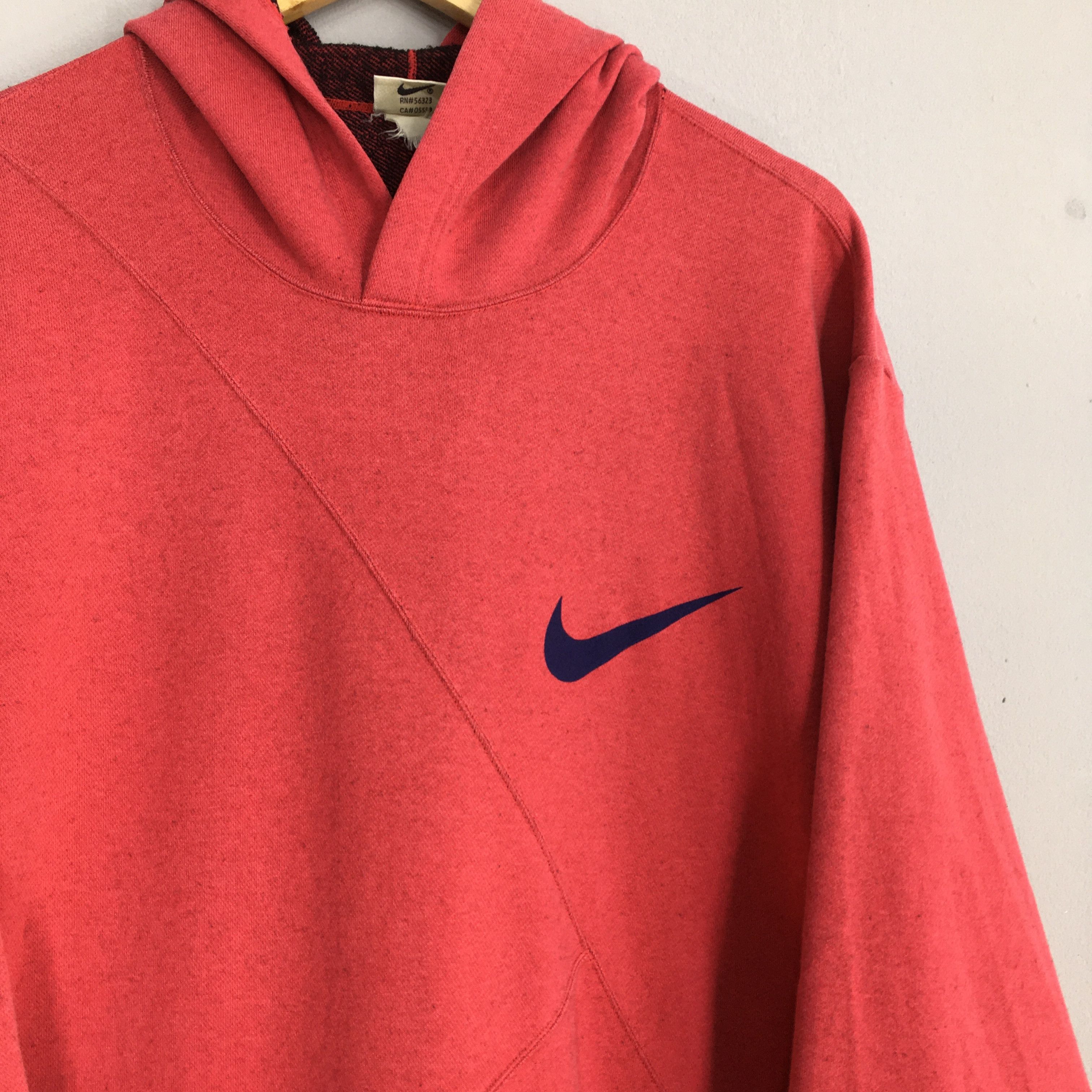 Nike Nike Swoosh Hoodie Sweatshirt Red Medium Size US M / EU 48-50 / 2 - 4 Thumbnail
