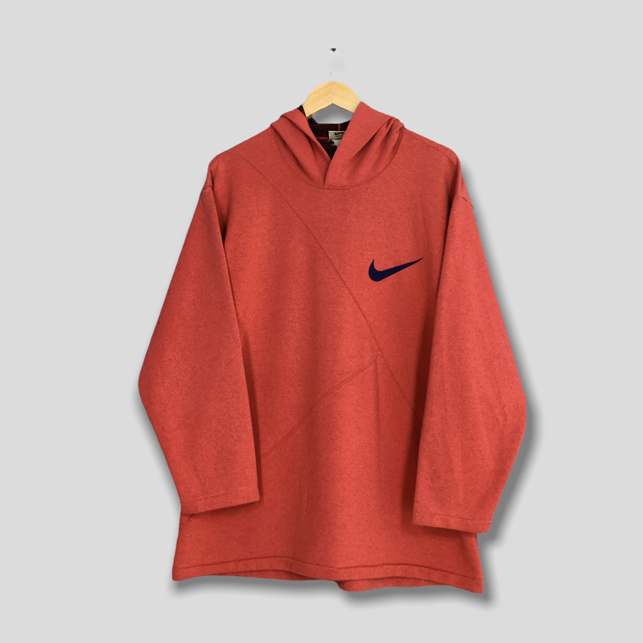 Nike Nike Swoosh Hoodie Sweatshirt Red Medium Size US M / EU 48-50 / 2 - 1 Thumbnail