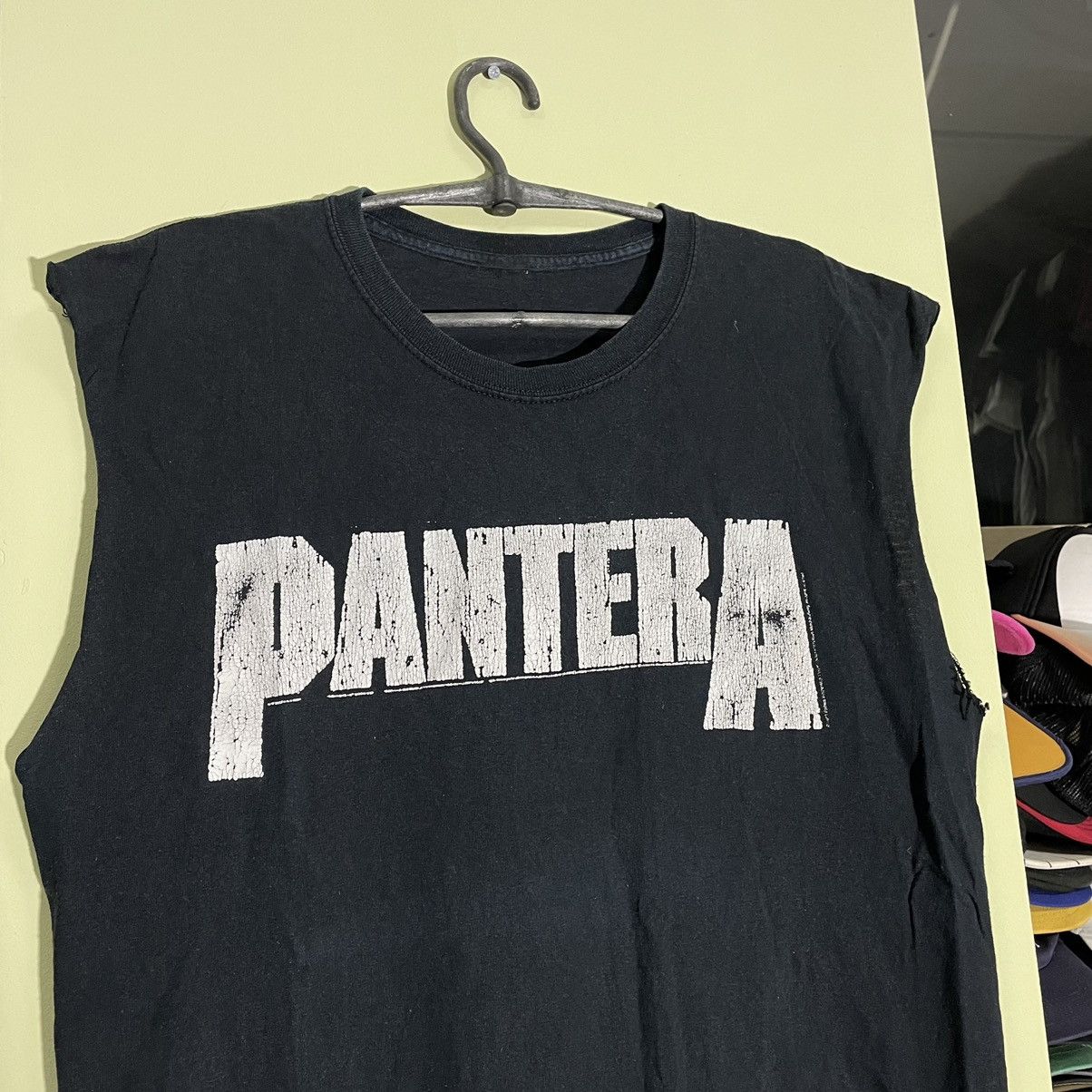 Band Tees Vintage Y2K Pantera Horror Tour Art Band Rock Sun Faded Tee Size US XL / EU 56 / 4 - 4 Thumbnail