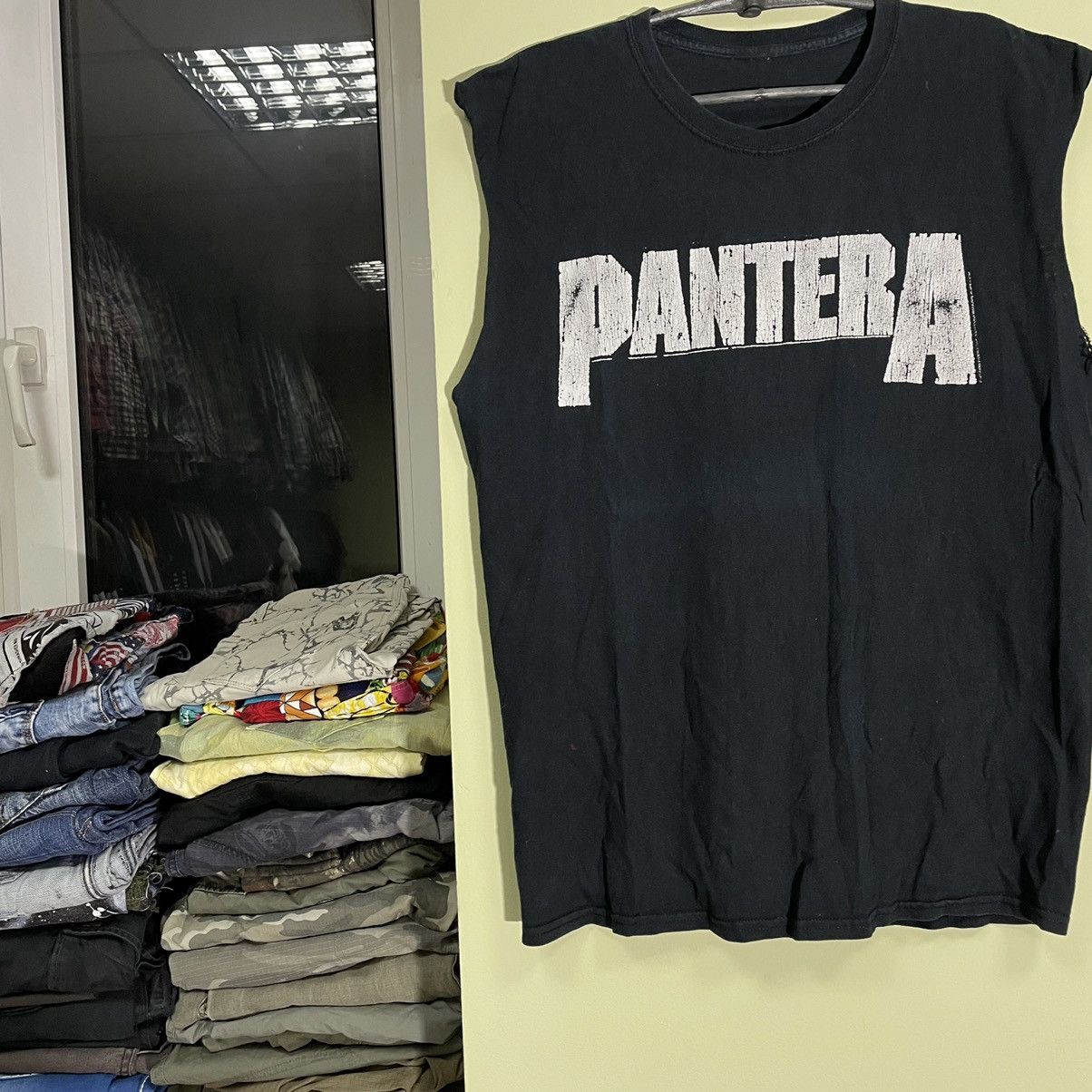 Band Tees Vintage Y2K Pantera Horror Tour Art Band Rock Sun Faded Tee Size US XL / EU 56 / 4 - 3 Thumbnail