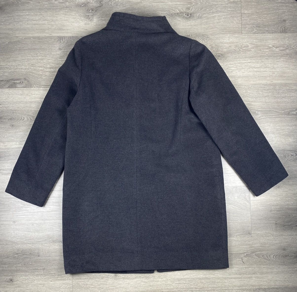 Hiroko Koshino Homme Vintage Hiroko Koshino Bis Wool Coats Long Jacket Size US L / EU 52-54 / 3 - 7 Thumbnail