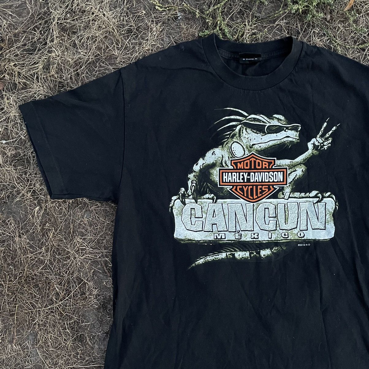 Vintage Vintage Y2K Harley Davidson Graphic Tee Motorcycle Black L Size US L / EU 52-54 / 3 - 2 Thumbnail