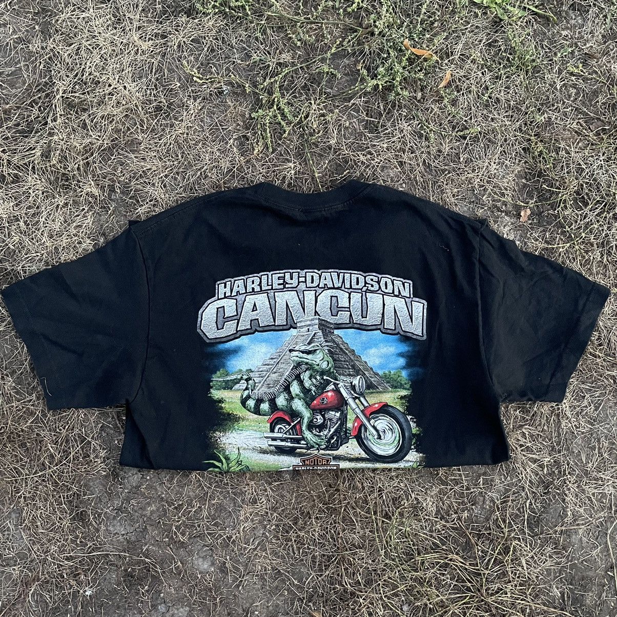 Vintage Vintage Y2K Harley Davidson Graphic Tee Motorcycle Black L Size US L / EU 52-54 / 3 - 5 Thumbnail