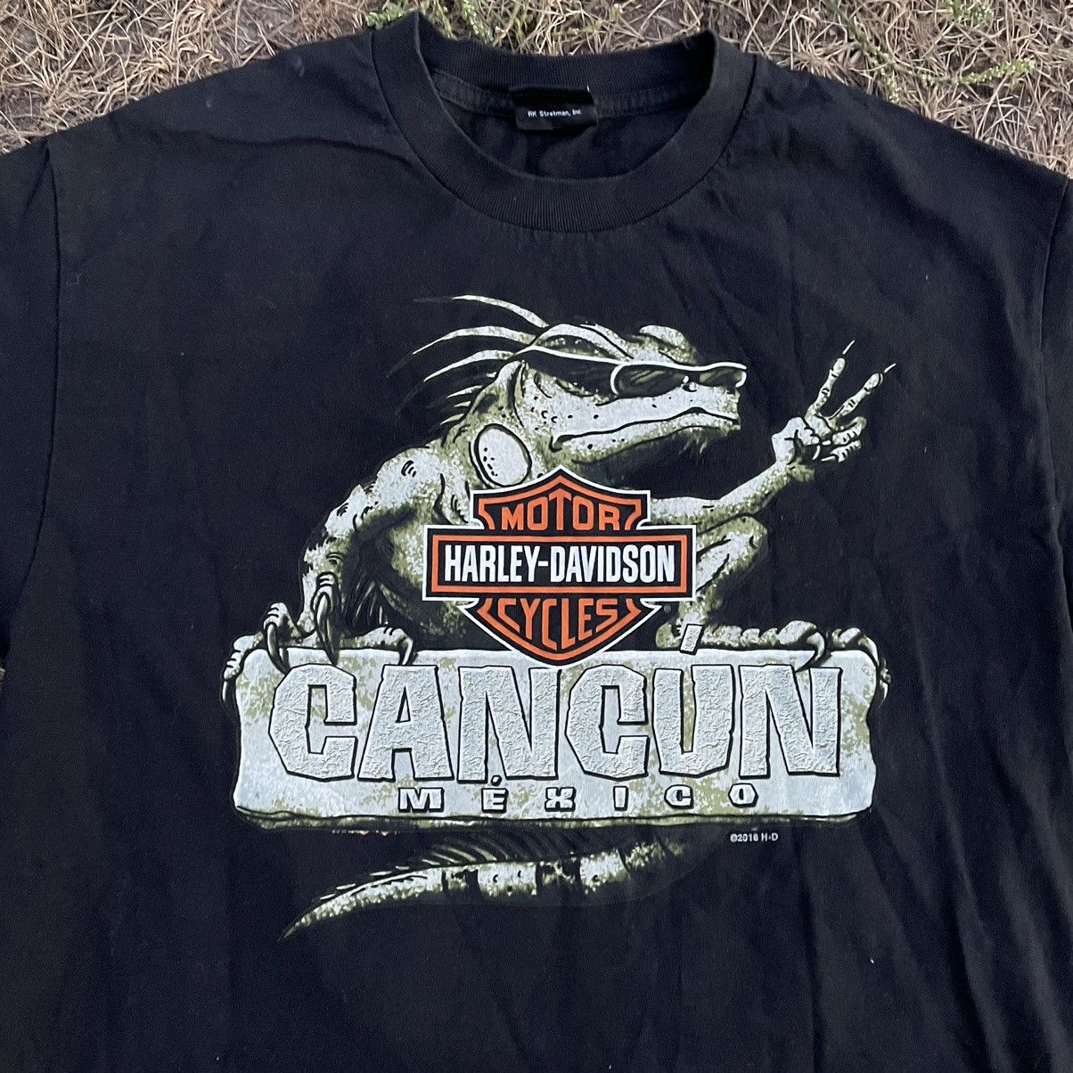 Vintage Vintage Y2K Harley Davidson Graphic Tee Motorcycle Black L Size US L / EU 52-54 / 3 - 4 Thumbnail