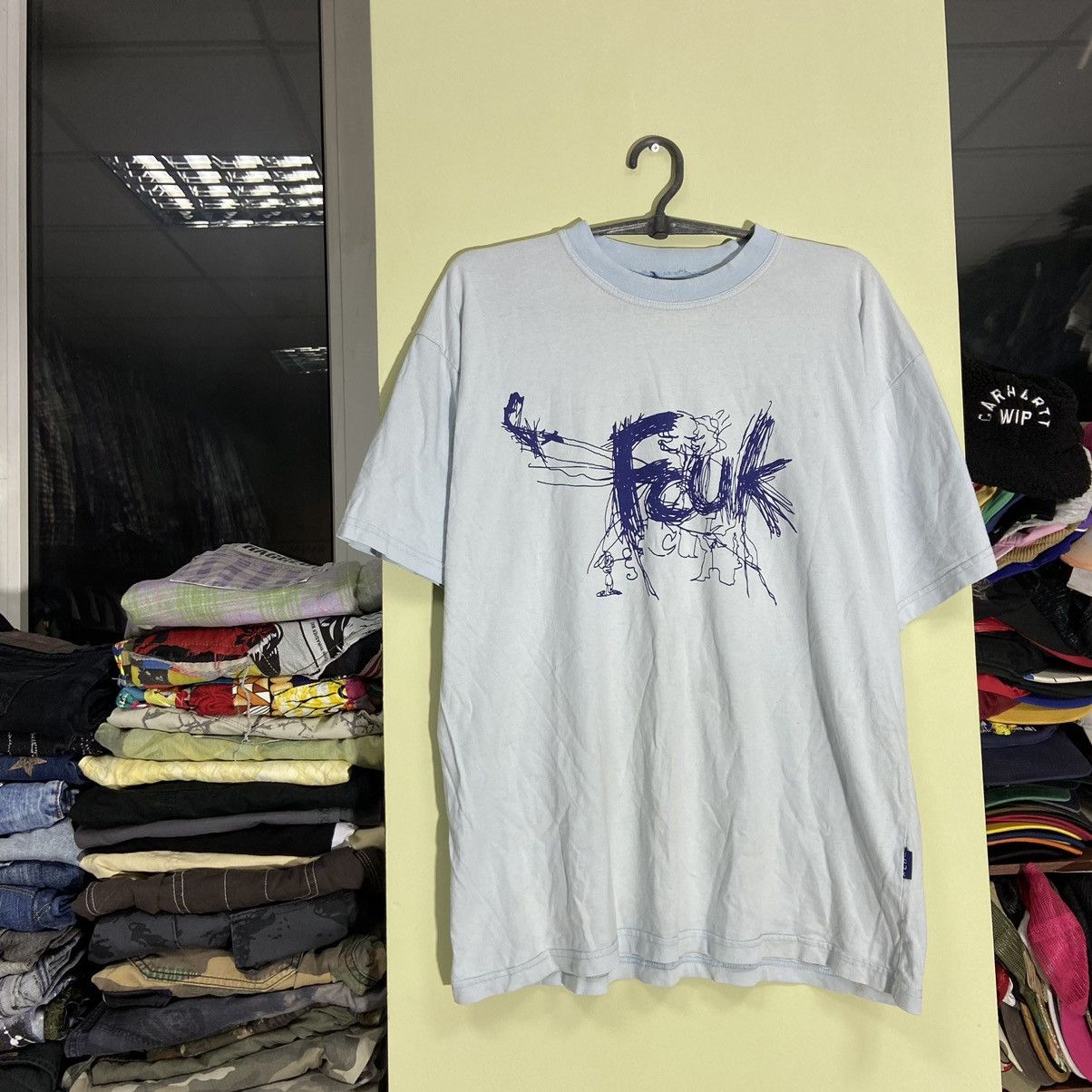 Vintage Vintage 90s Graphic Tee Sun Faded Humor Streetwear Slim L Size US L / EU 52-54 / 3 - 3 Thumbnail