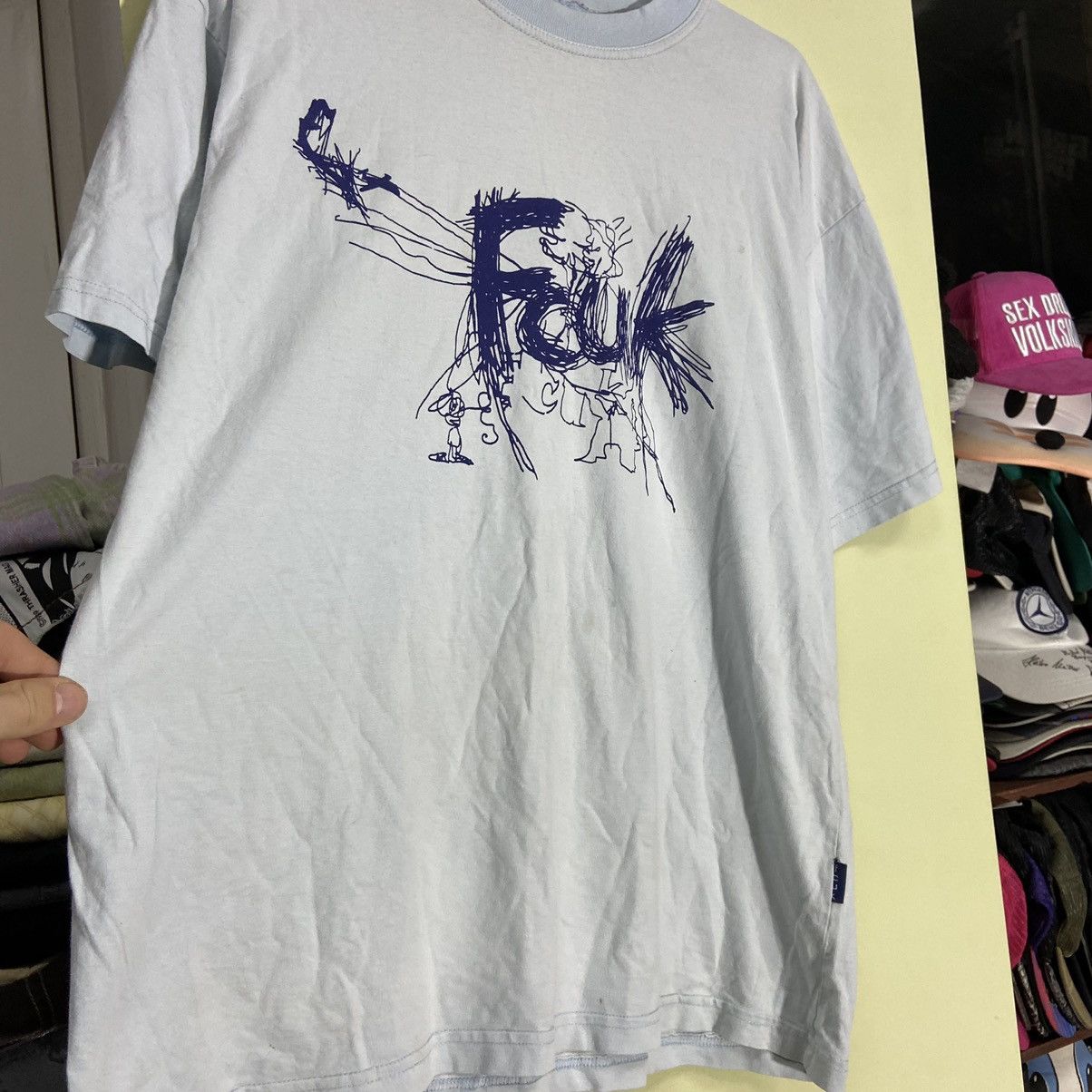 Vintage Vintage 90s Graphic Tee Sun Faded Humor Streetwear Slim L Size US L / EU 52-54 / 3 - 4 Thumbnail