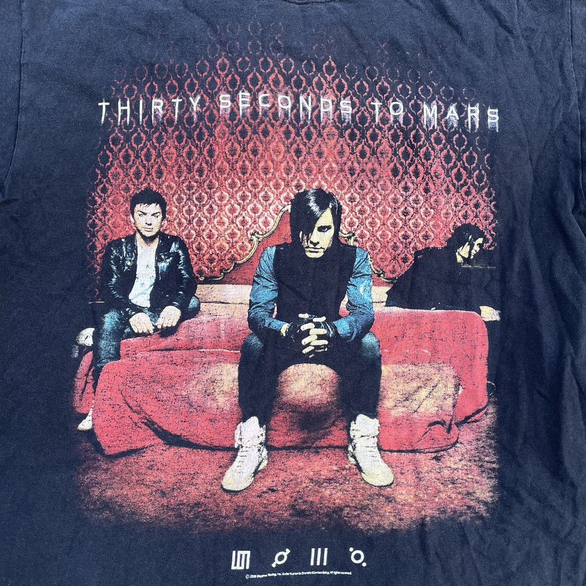 Vintage Vintage Y2K Sun Faded Graphic Band Tee Horror Print Dark M Size US M / EU 48-50 / 2 - 2 Thumbnail