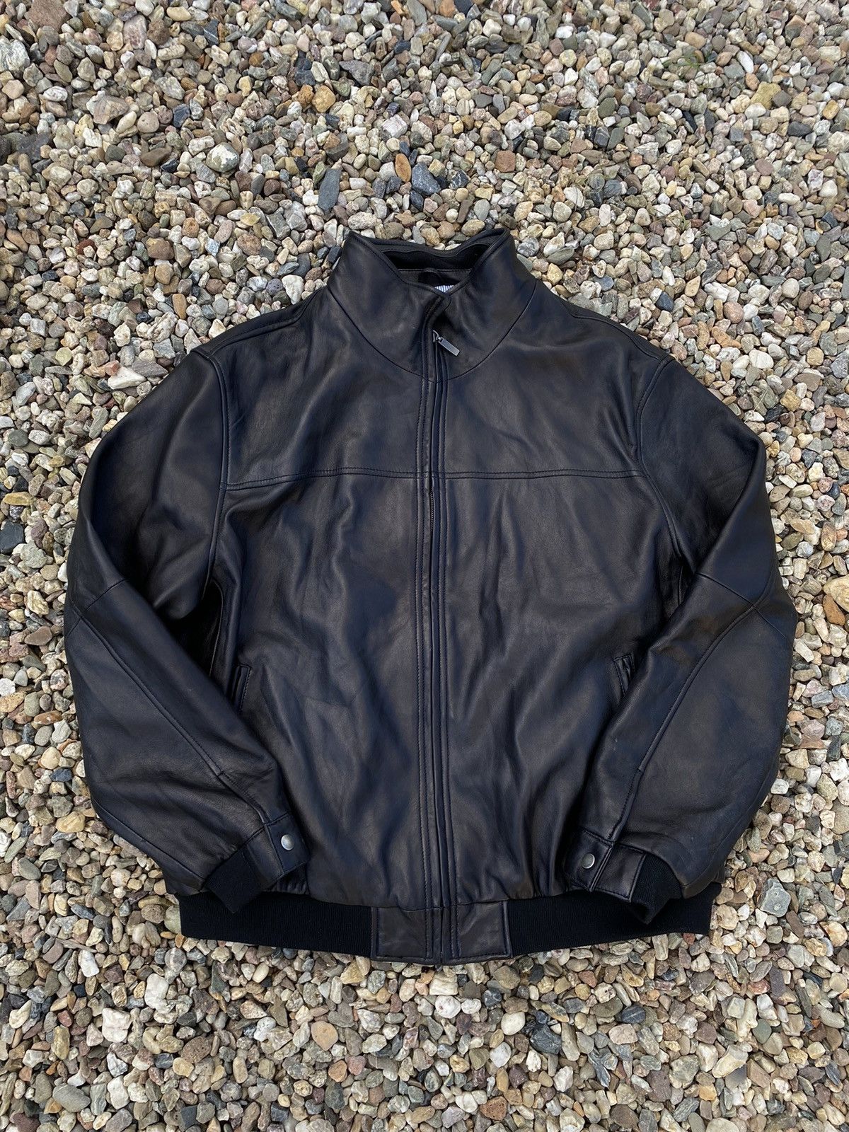 Vintage Genuine Real leather Vintage jacket Size US XXL / EU 58 / 5 - 1 Thumbnail