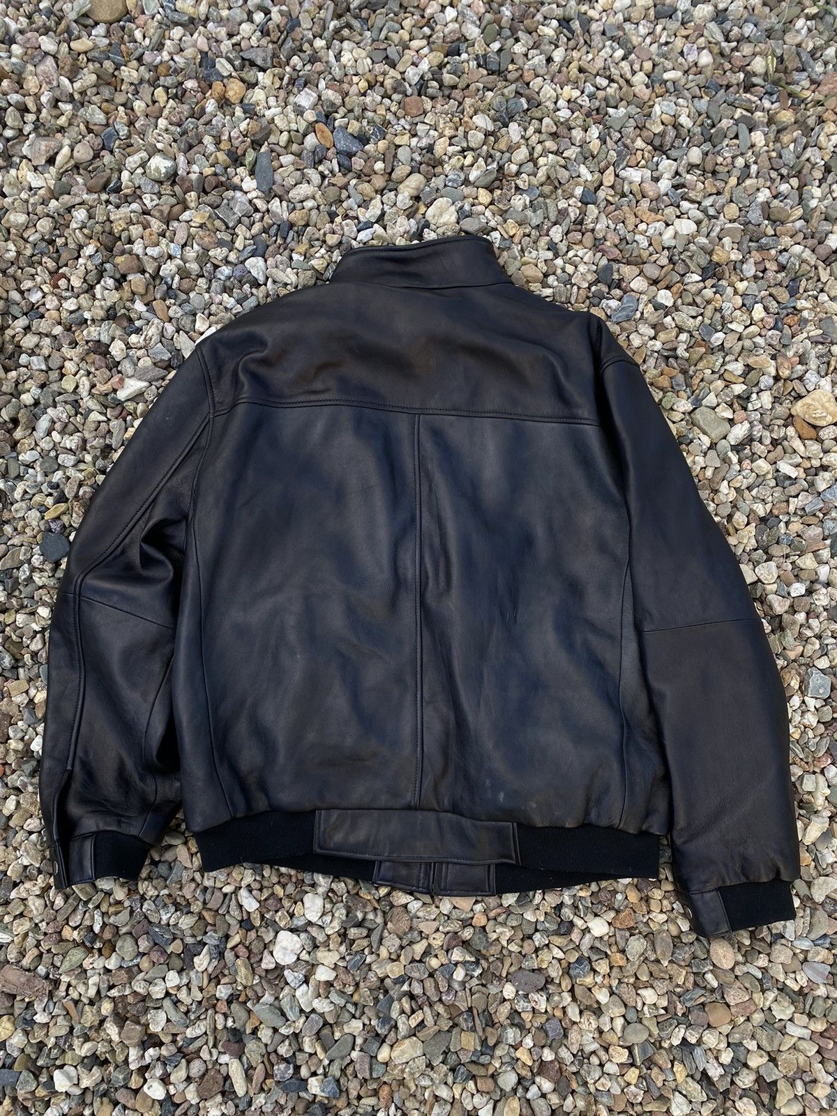 Vintage Genuine Real leather Vintage jacket Size US XXL / EU 58 / 5 - 2 Thumbnail