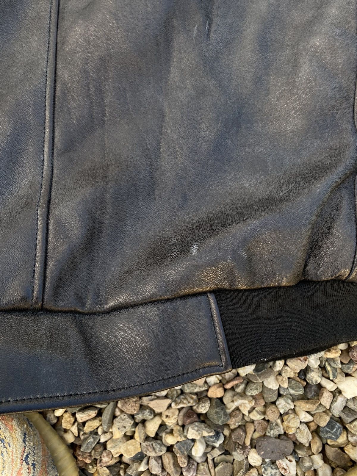 Vintage Genuine Real leather Vintage jacket Size US XXL / EU 58 / 5 - 4 Thumbnail
