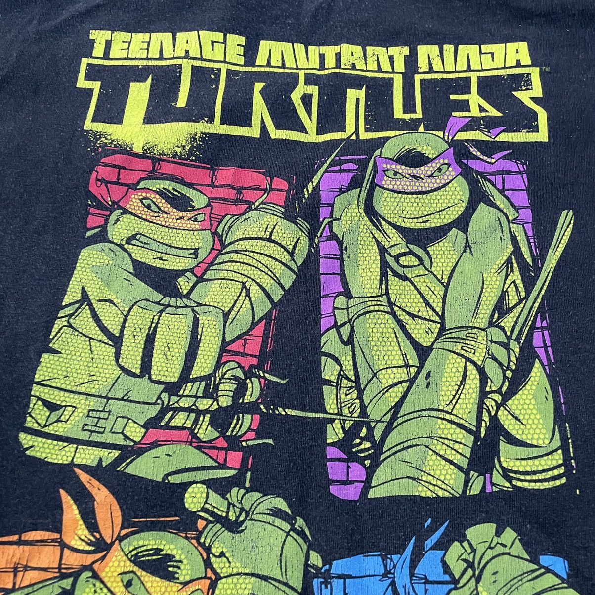 Vintage Vintage 90s TMNT Sun Faded Graphic Tee Skater Baggy Slim L Size US L / EU 52-54 / 3 - 5 Thumbnail