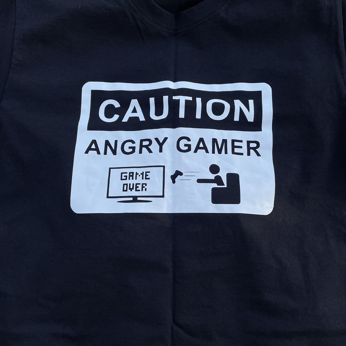 Vintage Vintage Y2K Angry Gamer Graphic Tee Humor Streetwear Baggy M Size US M / EU 48-50 / 2 - 4 Thumbnail