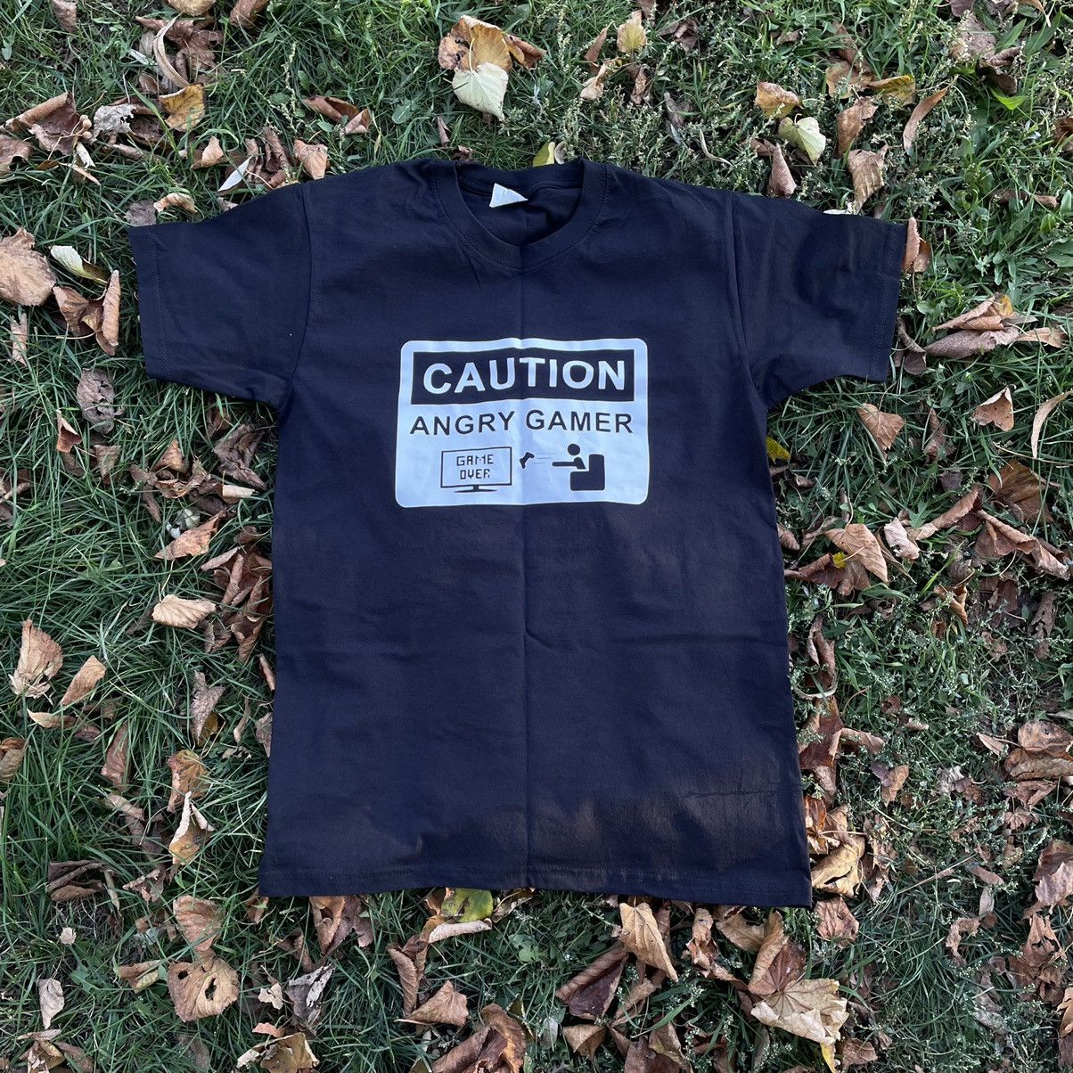 Vintage Vintage Y2K Angry Gamer Graphic Tee Humor Streetwear Baggy M Size US M / EU 48-50 / 2 - 1 Thumbnail
