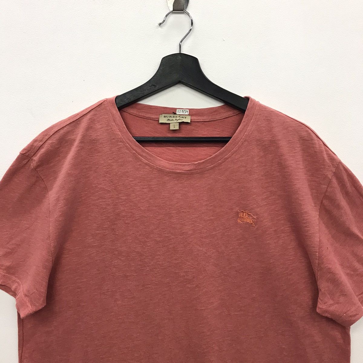 Burberry *Rare!! Burberry Small logo embroidery men tshirt Size US L / EU 52-54 / 3 - 2 Thumbnail
