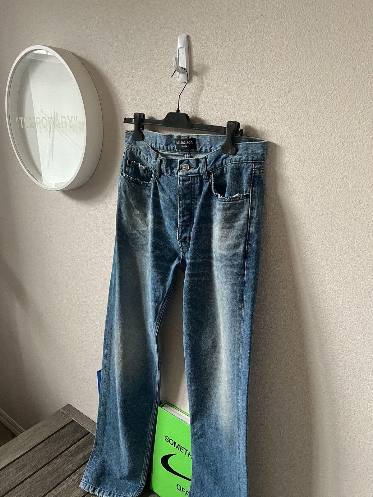Balenciaga Balenciaga Distressed Blue Jeans Size US 30 / EU 46 - 3 Thumbnail