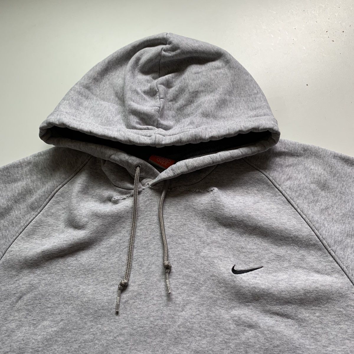 Nike Vintage 2000s Nike Embroidered Swoosh Hoodie Men's Large Size US L / EU 52-54 / 3 - 2 Thumbnail