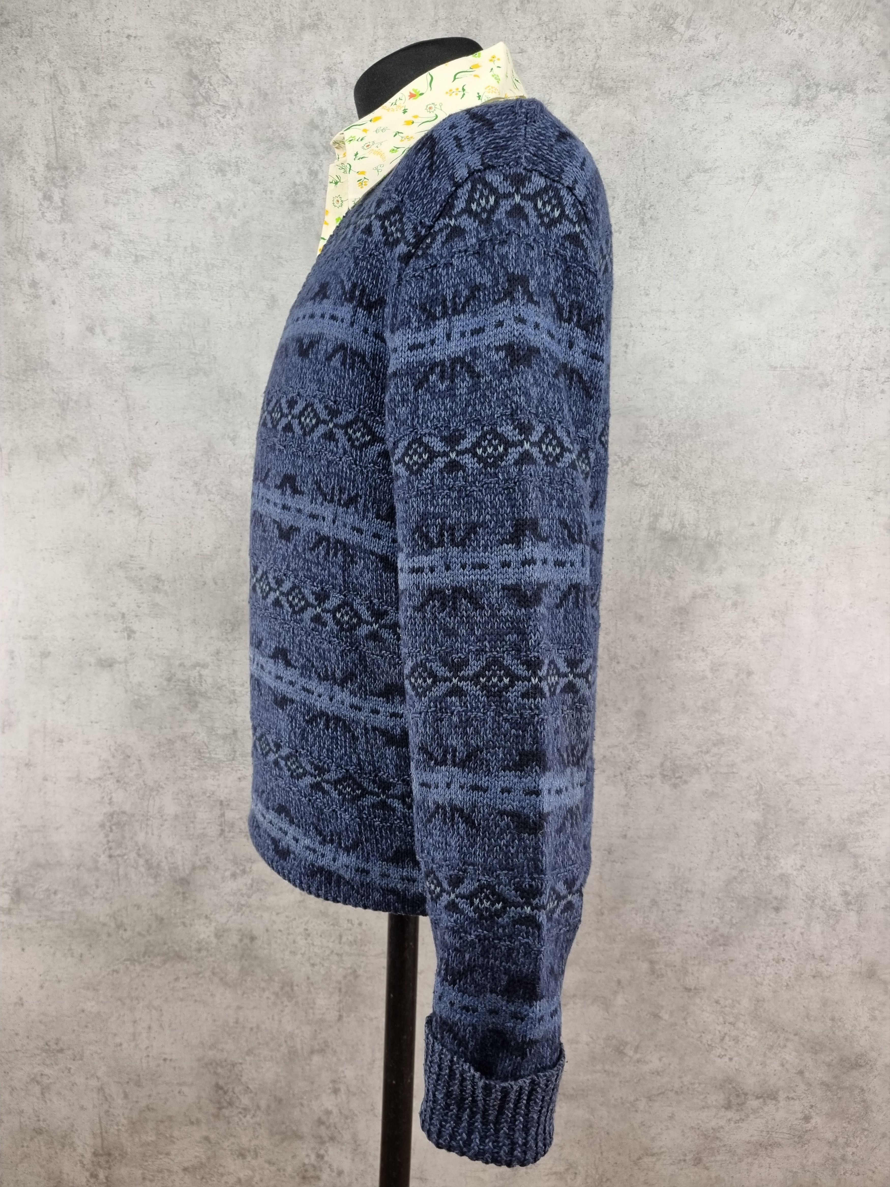 Polo Ralph Lauren × Ralph Lauren Rare Wool/Silk/Linen Polo by Ralph Lauren Knitted Sweater Size US L / EU 52-54 / 3 - 12 Thumbnail