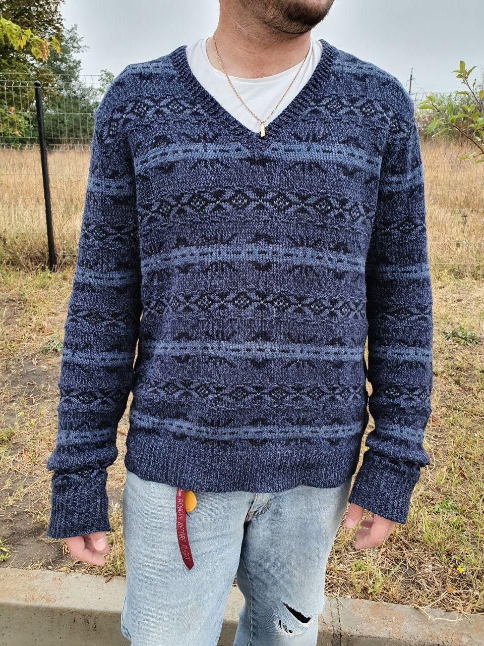 Polo Ralph Lauren × Ralph Lauren Rare Wool/Silk/Linen Polo by Ralph Lauren Knitted Sweater Size US L / EU 52-54 / 3 - 11 Thumbnail