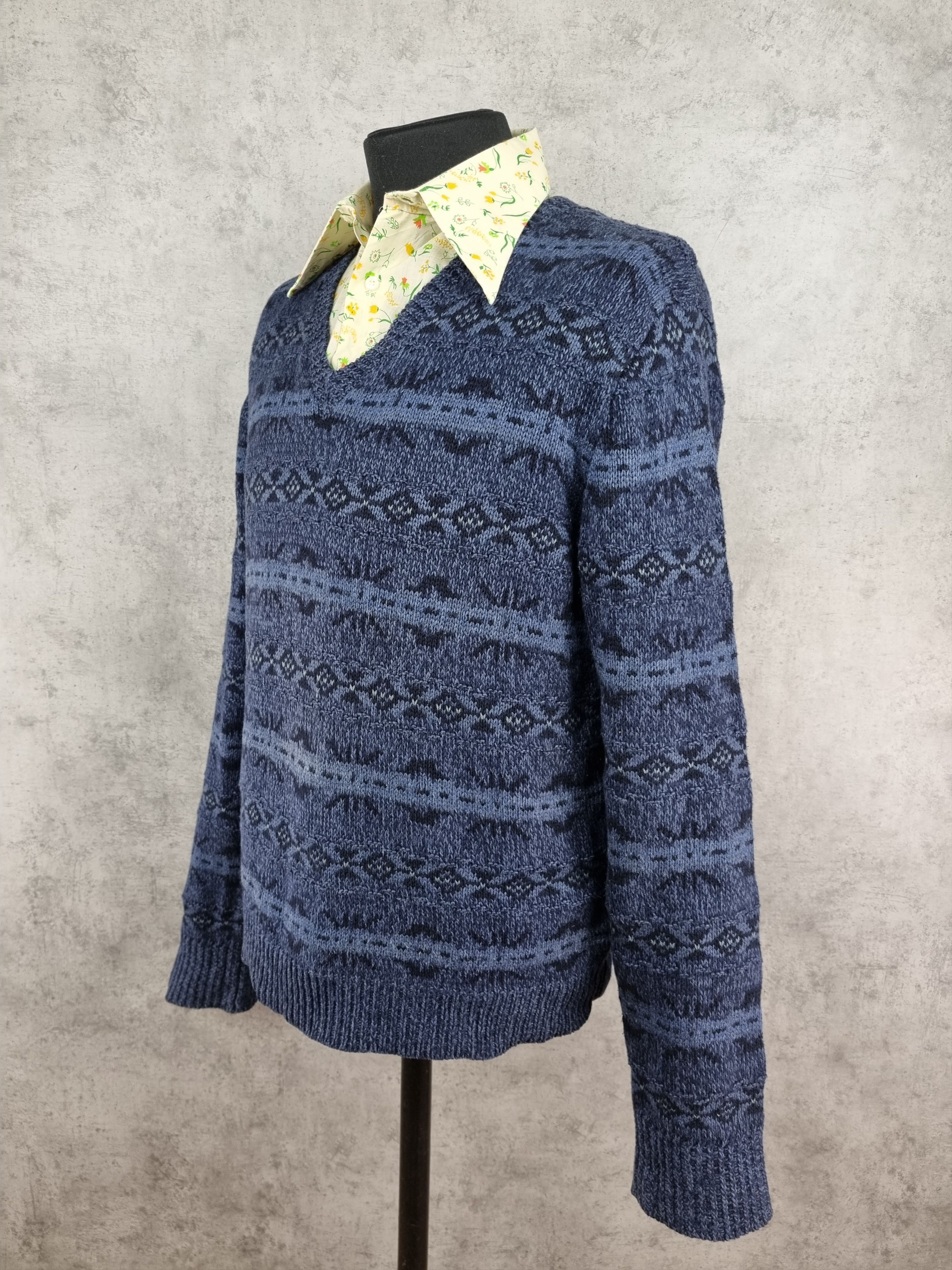 Polo Ralph Lauren × Ralph Lauren Rare Wool/Silk/Linen Polo by Ralph Lauren Knitted Sweater Size US L / EU 52-54 / 3 - 8 Thumbnail