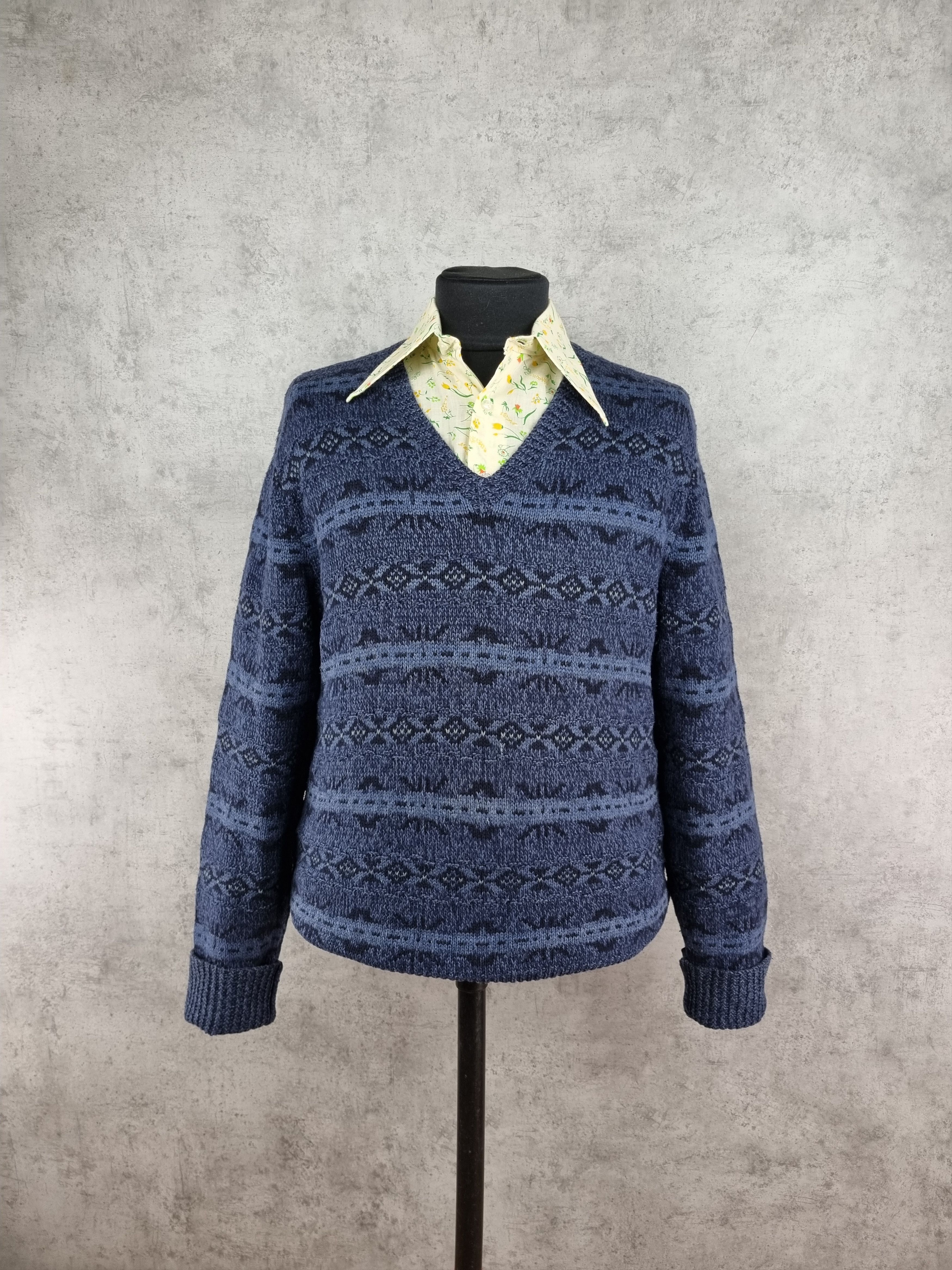 Polo Ralph Lauren × Ralph Lauren Rare Wool/Silk/Linen Polo by Ralph Lauren Knitted Sweater Size US L / EU 52-54 / 3 - 20 Thumbnail