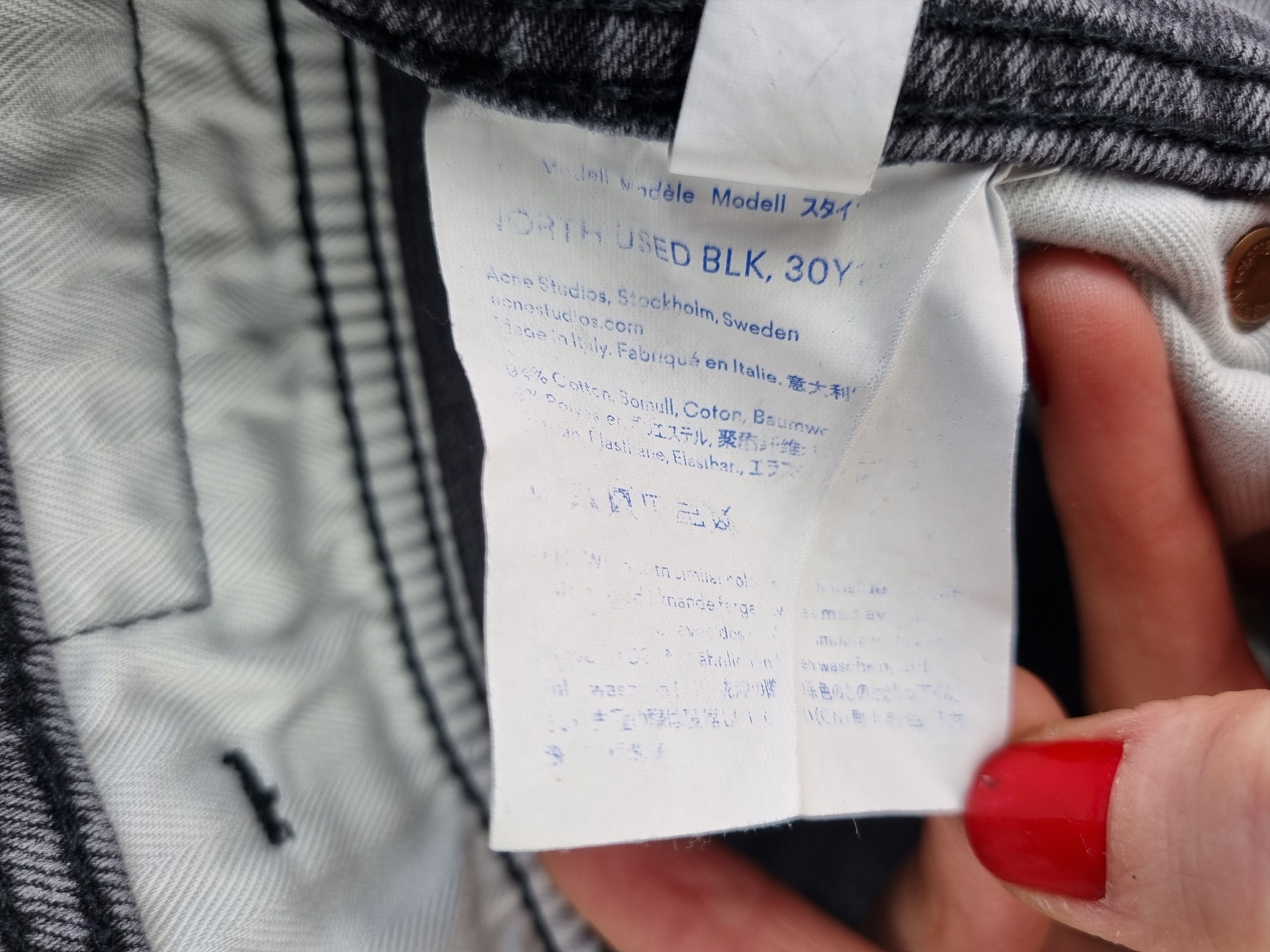 Acne Studios Acne Studios Bla Konst Faded Jeans seen on Kanye West Size US 33 - 10 Thumbnail