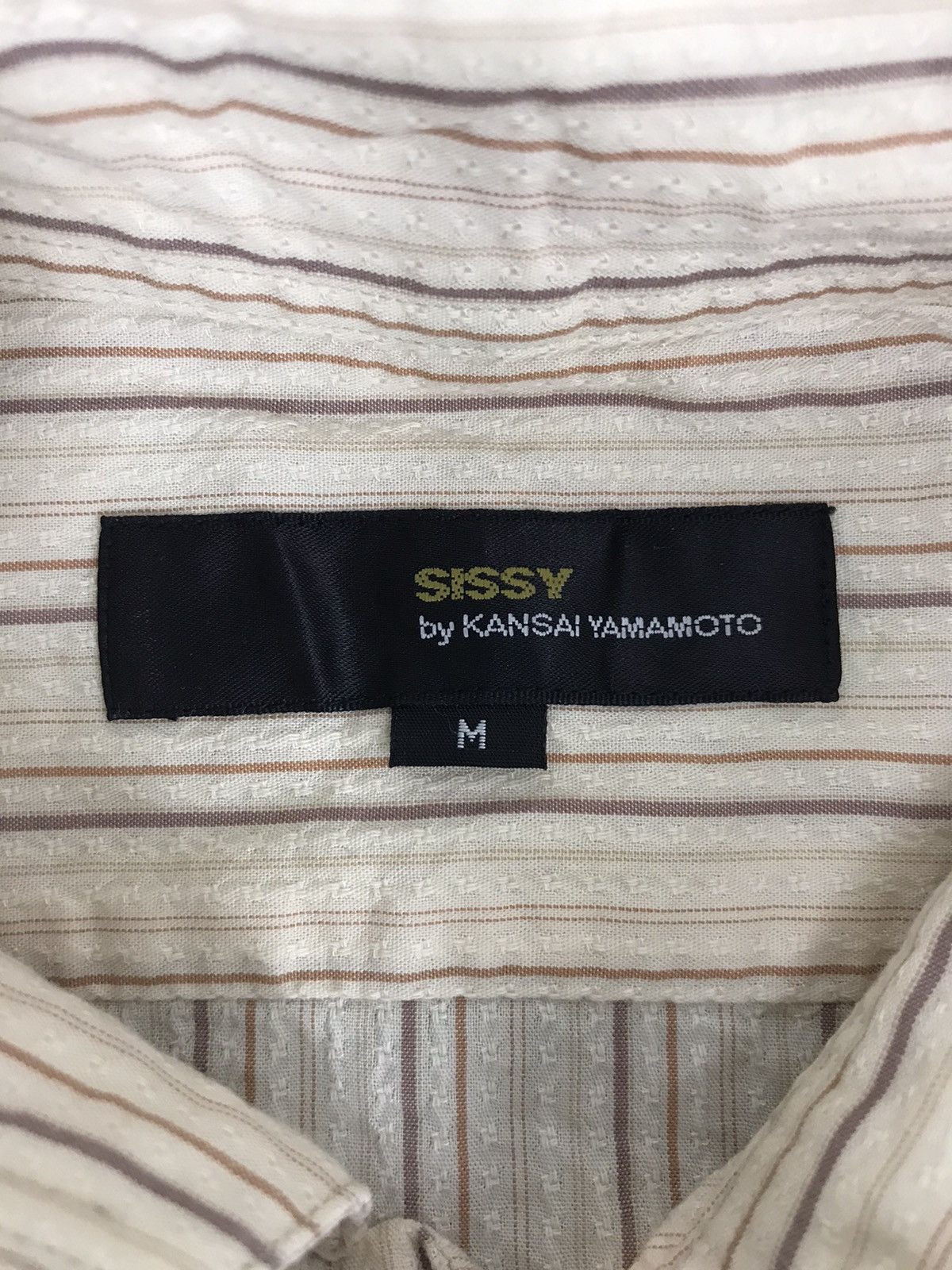 Japanese Brand Sissy By Kansai Yamamoto Striped Checked Single Pocket Size US M / EU 48-50 / 2 - 2 Thumbnail