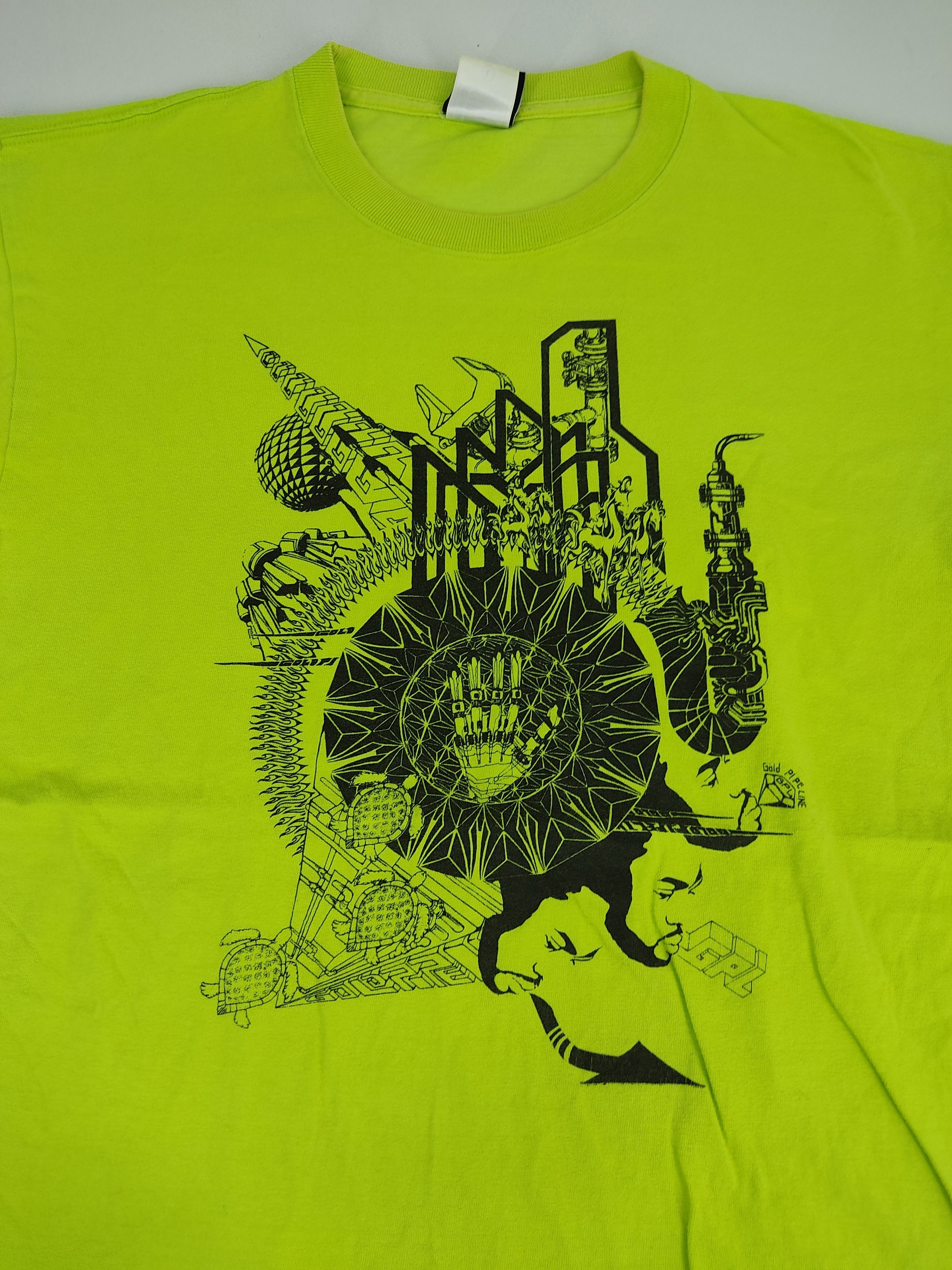 Japanese Brand Gold Pipi Line Logo Tee Street Art Design Size US M / EU 48-50 / 2 - 2 Thumbnail