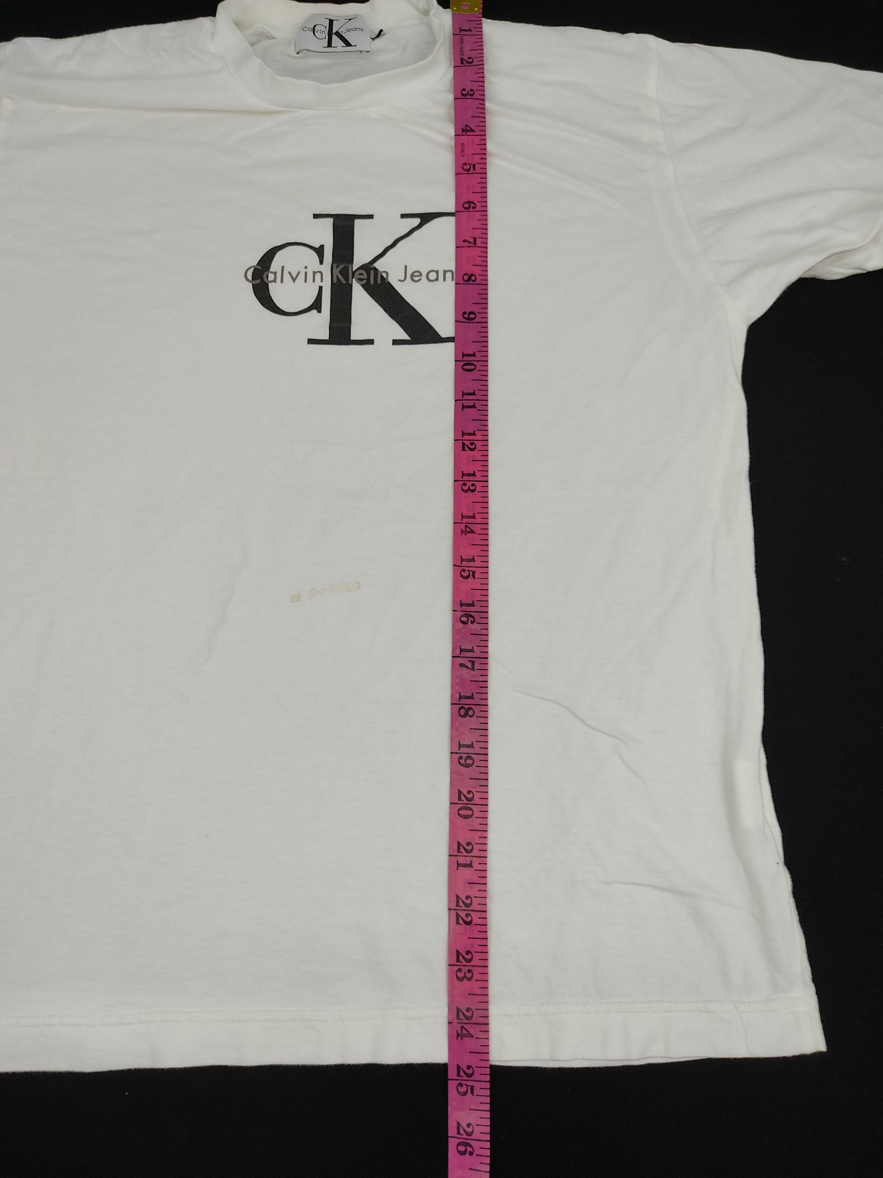 Calvin Klein Calvin Klein Jeans Big Logo Spell Out Nice Design Tee Size M / US 6-8 / IT 42-44 - 5 Thumbnail