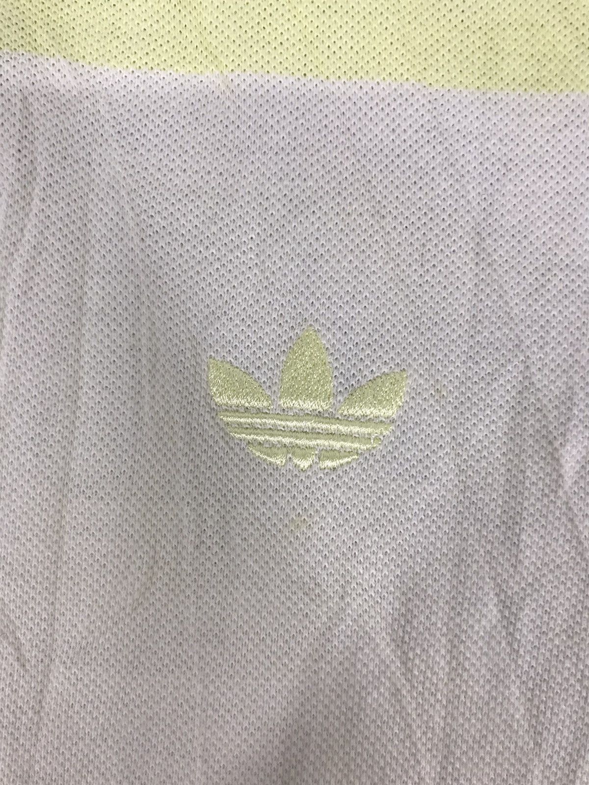 Adidas Adidas Trefoil Trikot Polo Tee Stripe Design Size S / US 4 / IT 40 - 3 Thumbnail
