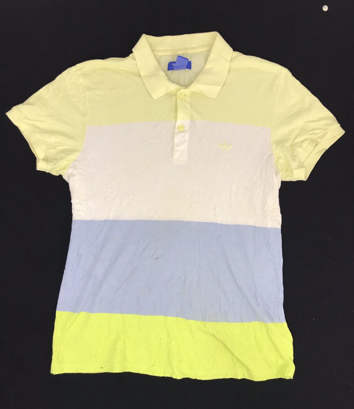 Adidas Adidas Trefoil Trikot Polo Tee Stripe Design Size S / US 4 / IT 40 - 1 Thumbnail