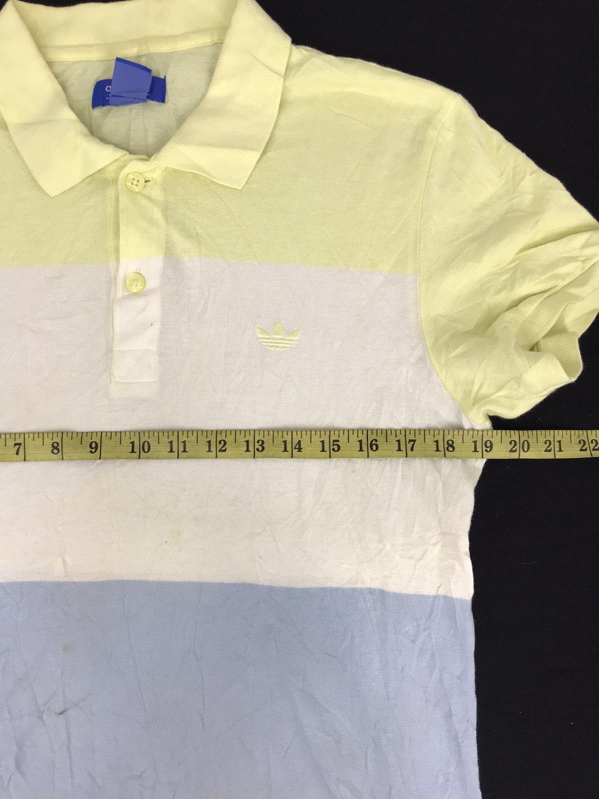 Adidas Adidas Trefoil Trikot Polo Tee Stripe Design Size S / US 4 / IT 40 - 4 Thumbnail