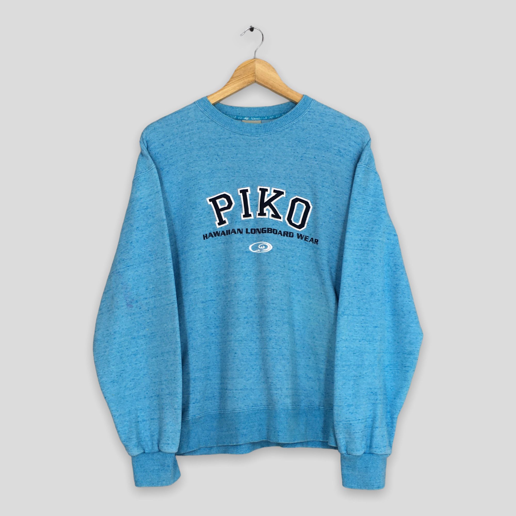 Vintage 90's Piko Surf Blue Crewneck Surfing Sweater Medium