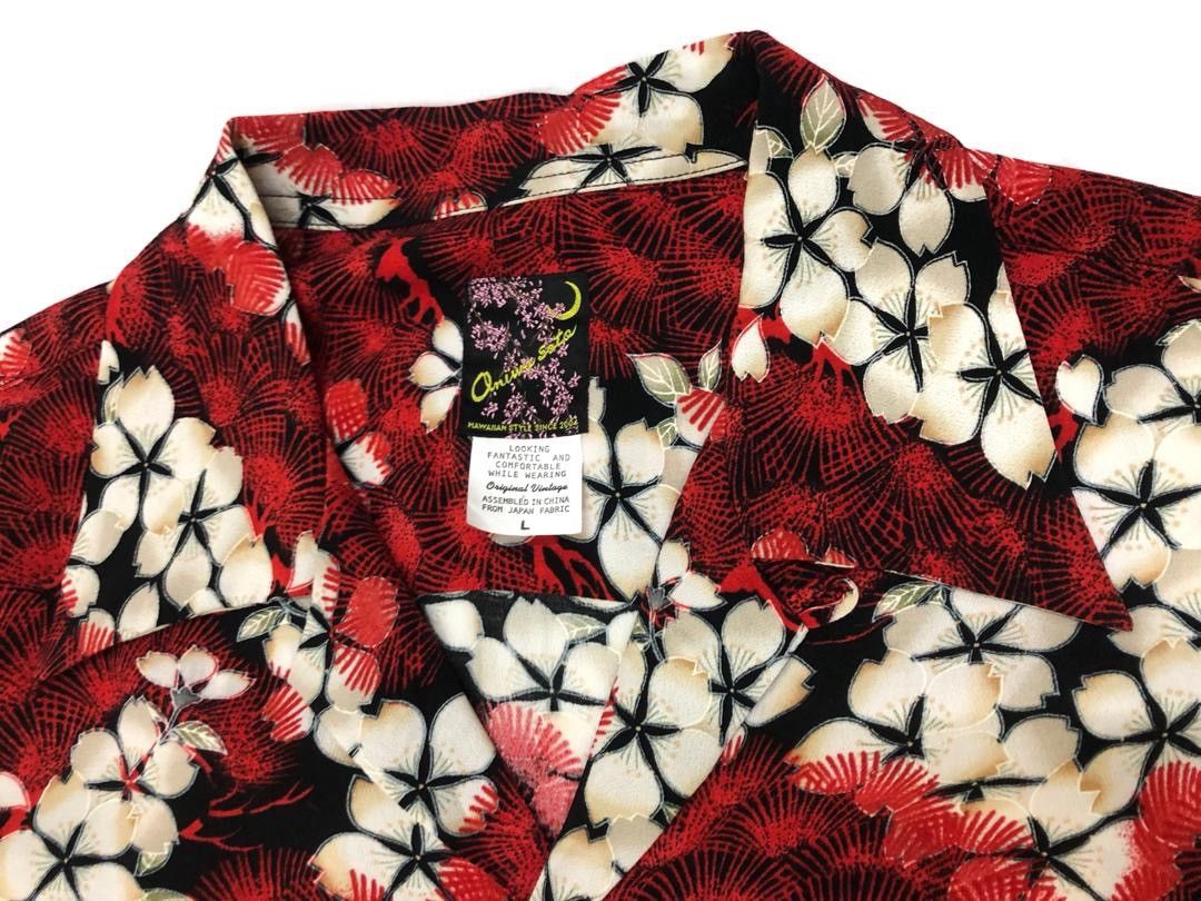 Japanese Brand Japanese Hawaiian Rayon Open Collar Shirt Size US L / EU 52-54 / 3 - 5 Thumbnail