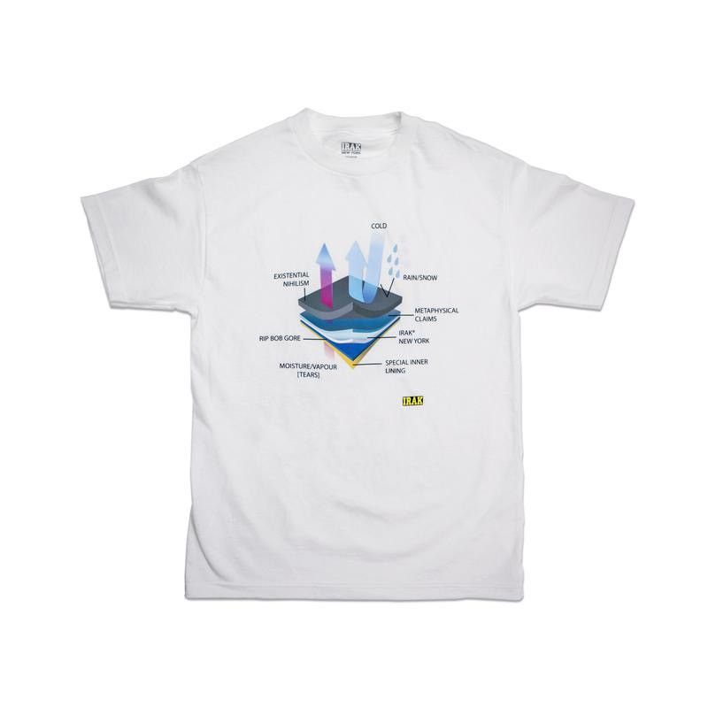 IRAK NY Bob Goretex Tribute T-Shirt White Size XL