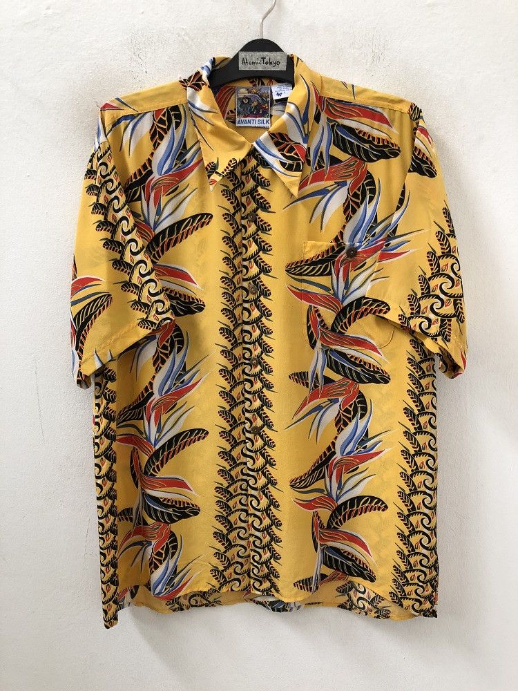 Other Vintage Avanti Silk Floral Flower Hawaiian Size US L / EU 52-54 / 3 - 4 Thumbnail